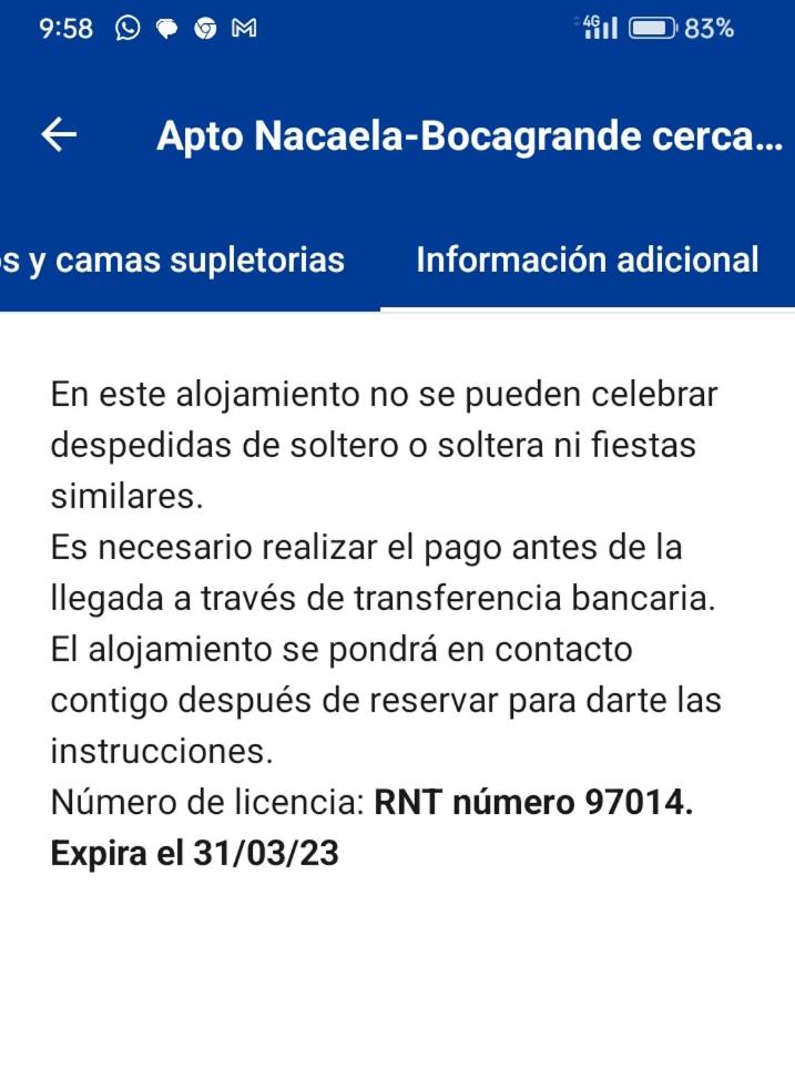 Apto Nacaela-Bocagrande cerca a la playa view 5