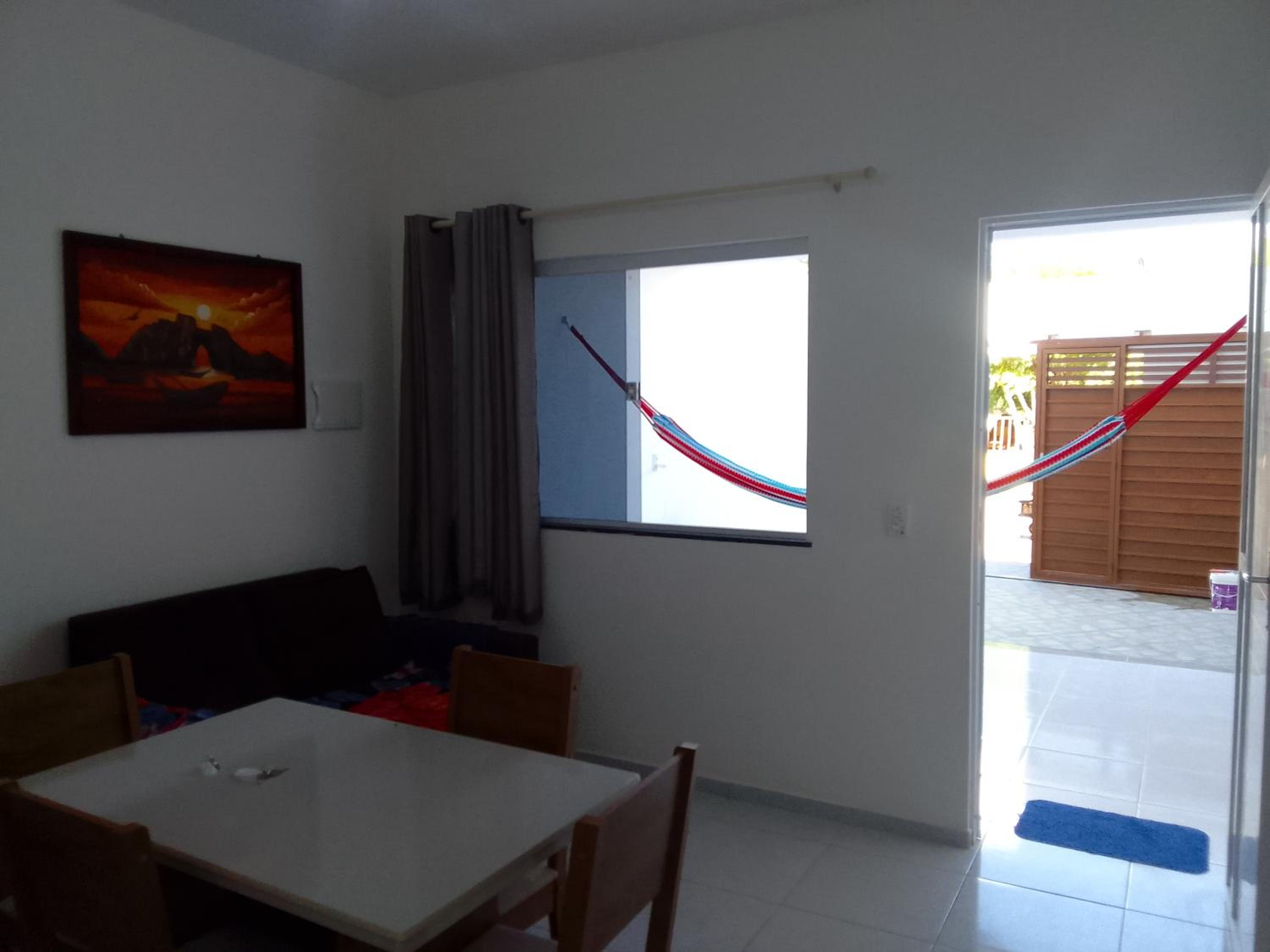 Casa do Bruno - Apartamento terreo - 1 - Terra - Quarto e sala com cozinha americana na praia do preá-CE