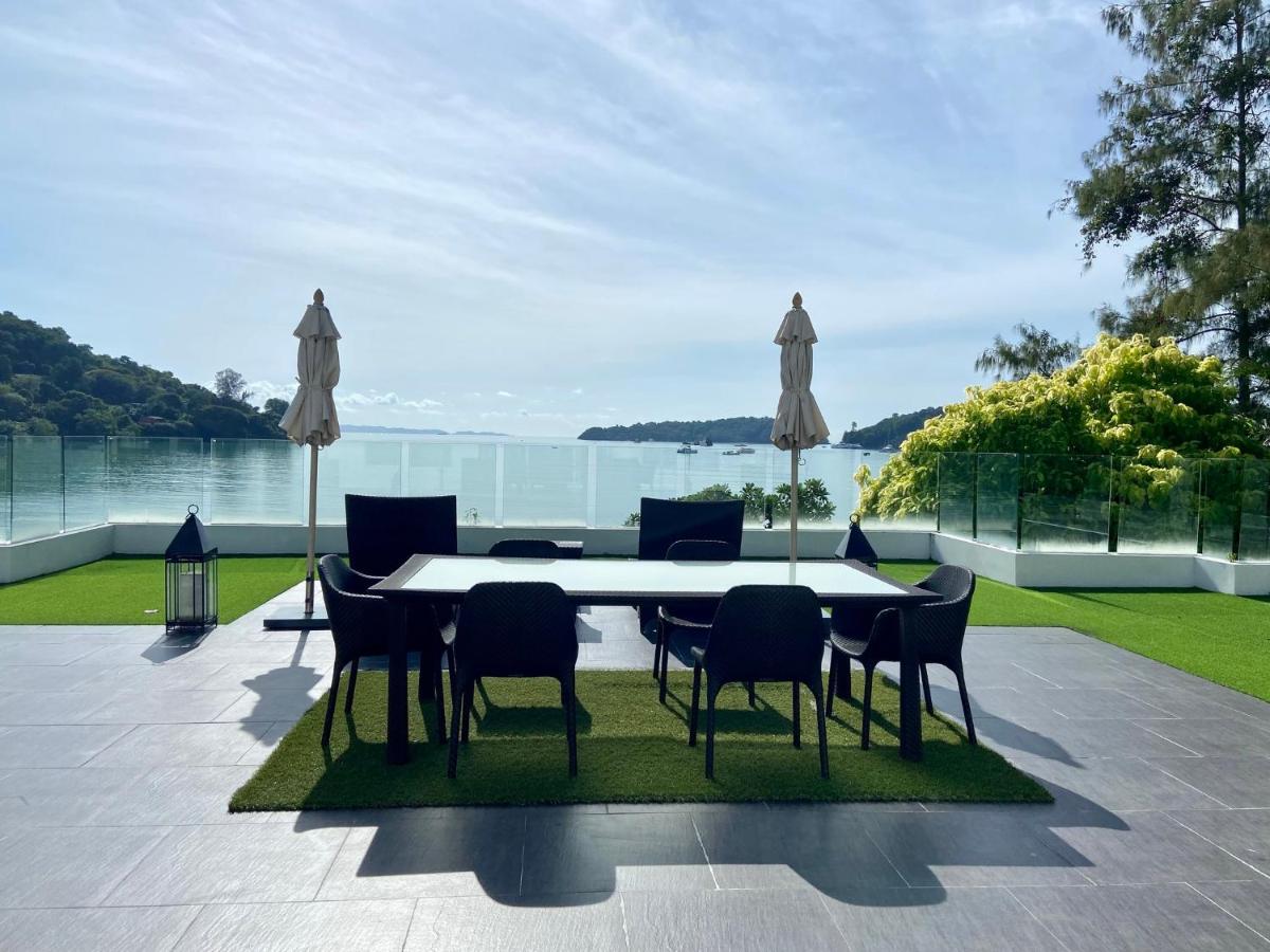 outdoor BBQ area
