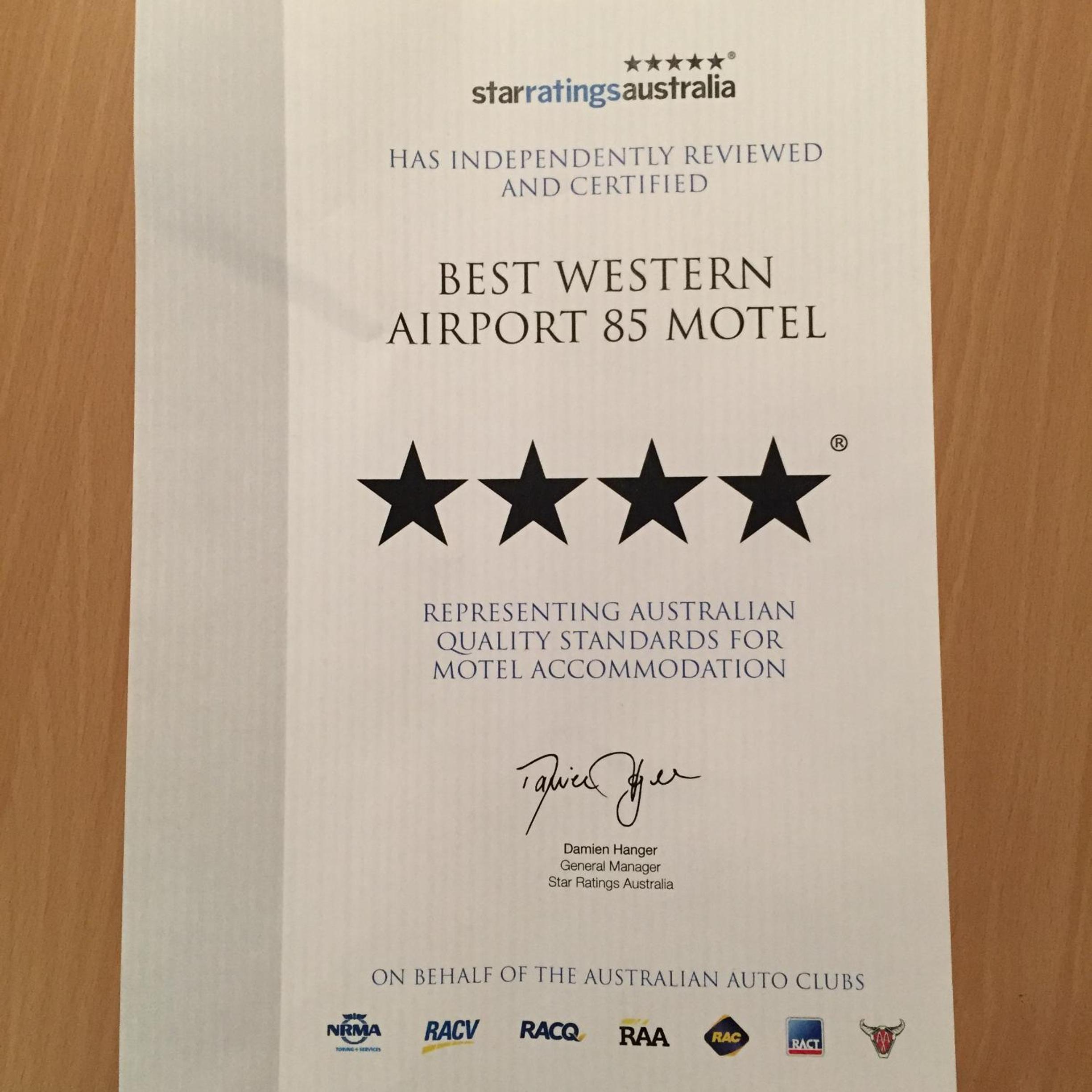 Best Western Airport 85 Motel