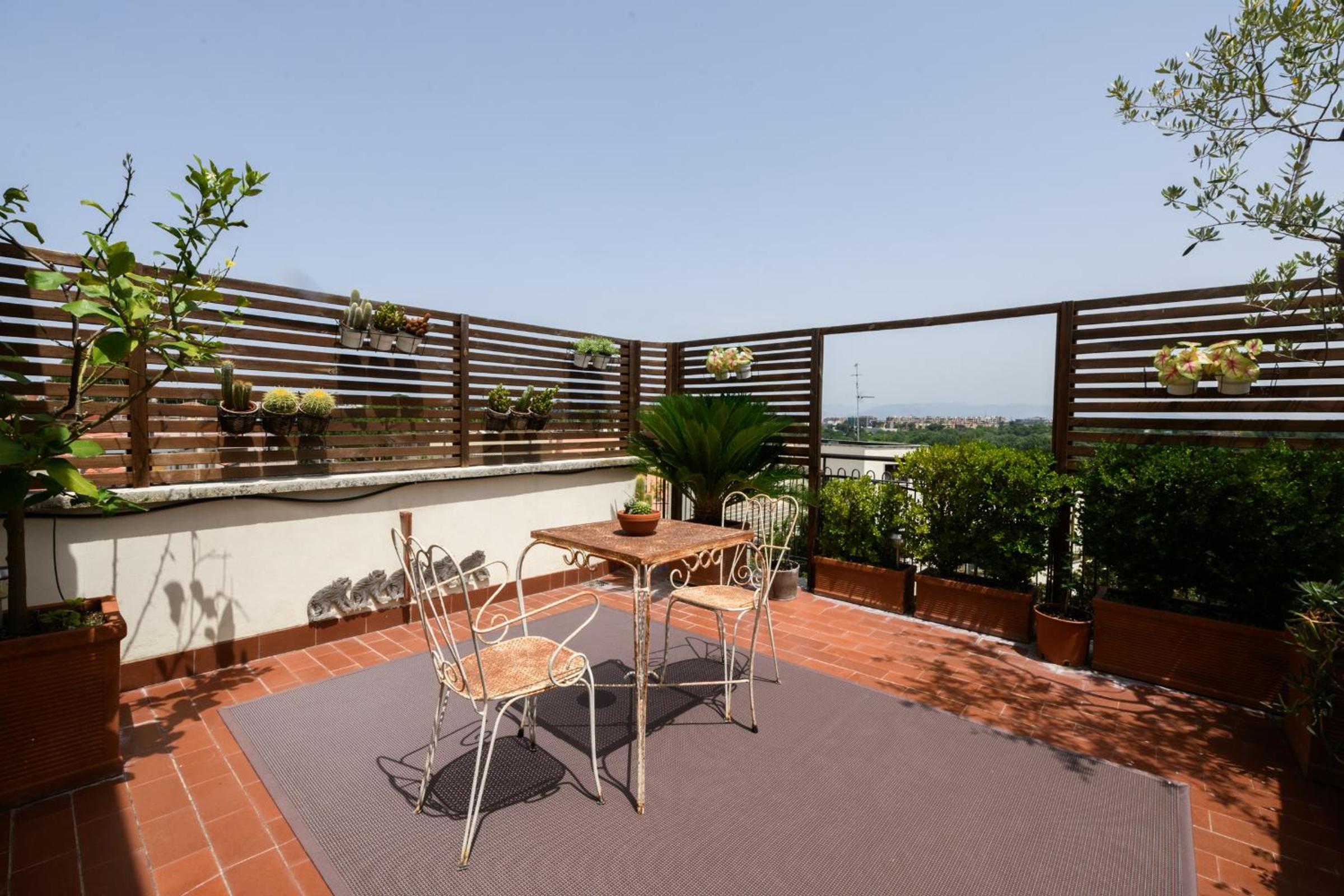 Rooftop Porretta Città Giardino Check-in From 3 Pm To 10 Pm