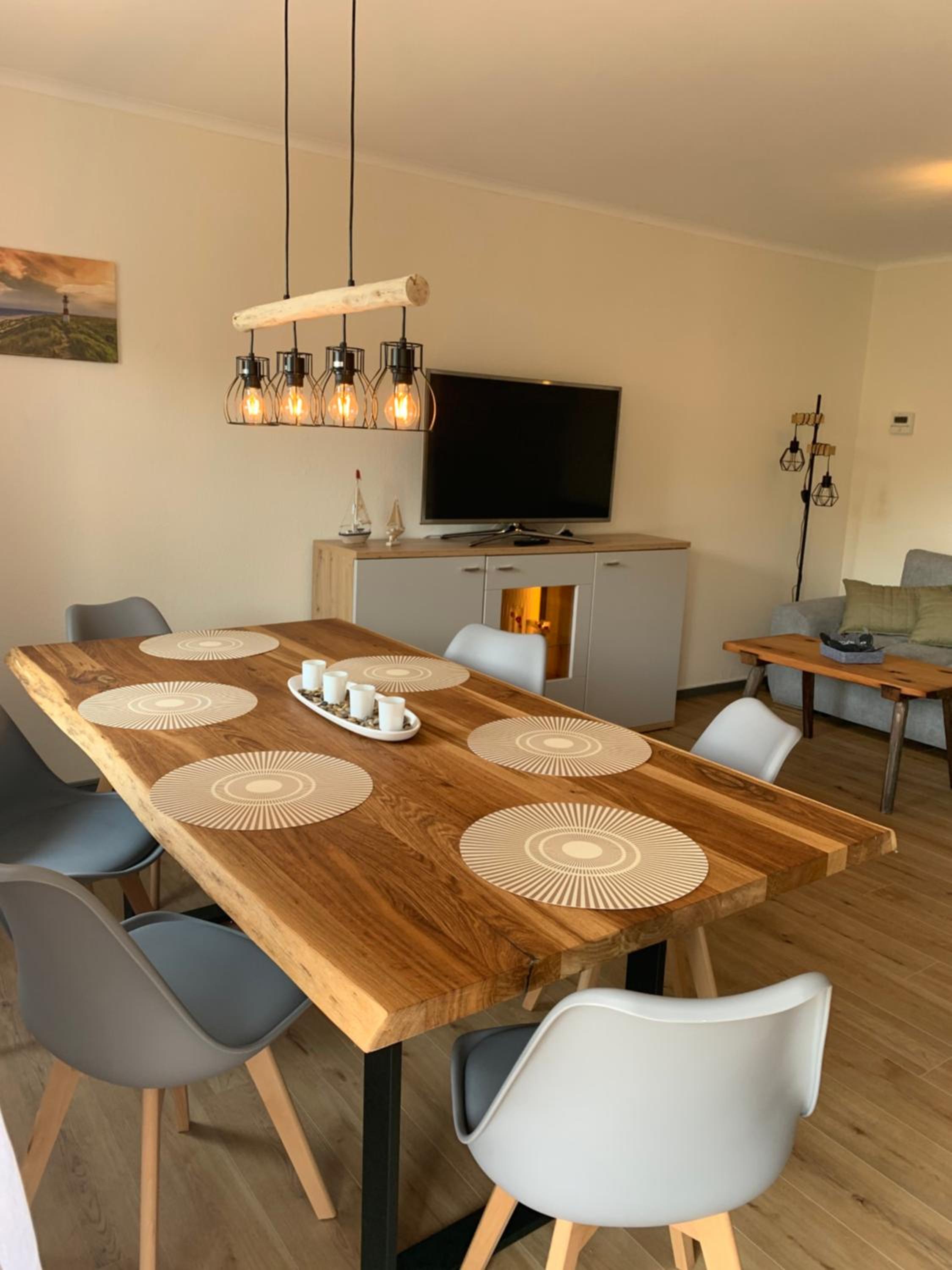 Naturstrand Apartment - 86m² - 4 Betten - Parkplatz