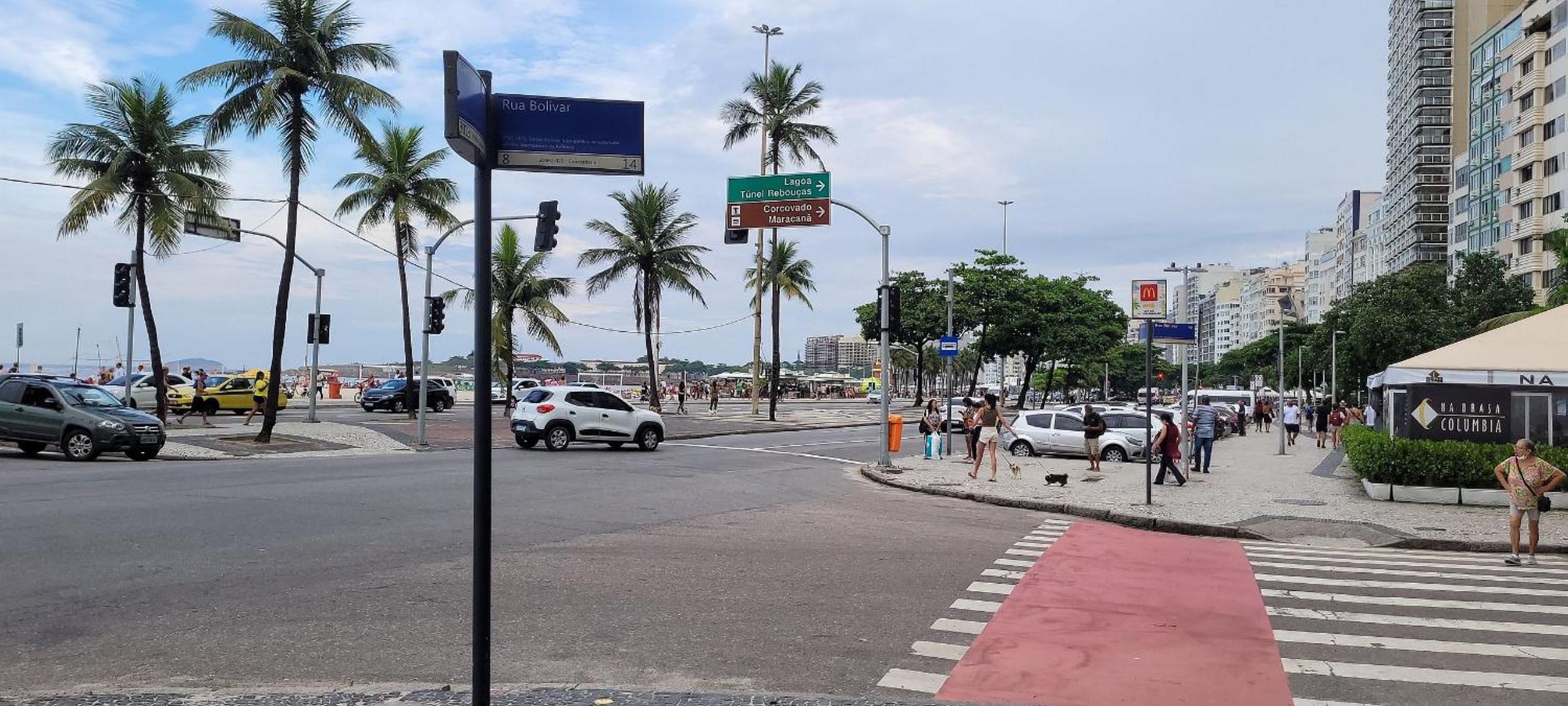Avenida Atlantica para até 5 pessoas C117