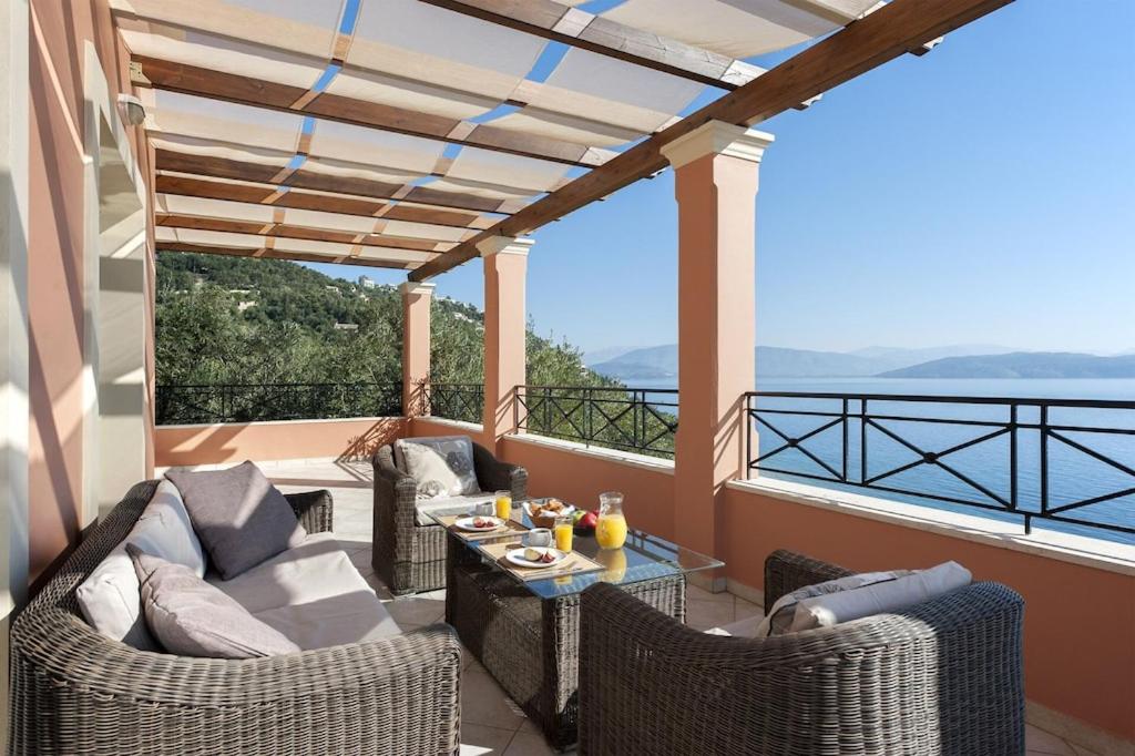 Villa Kyma, Kaminaki Villas in Corfu With Private Pool And Spectacular Sea Views view 4