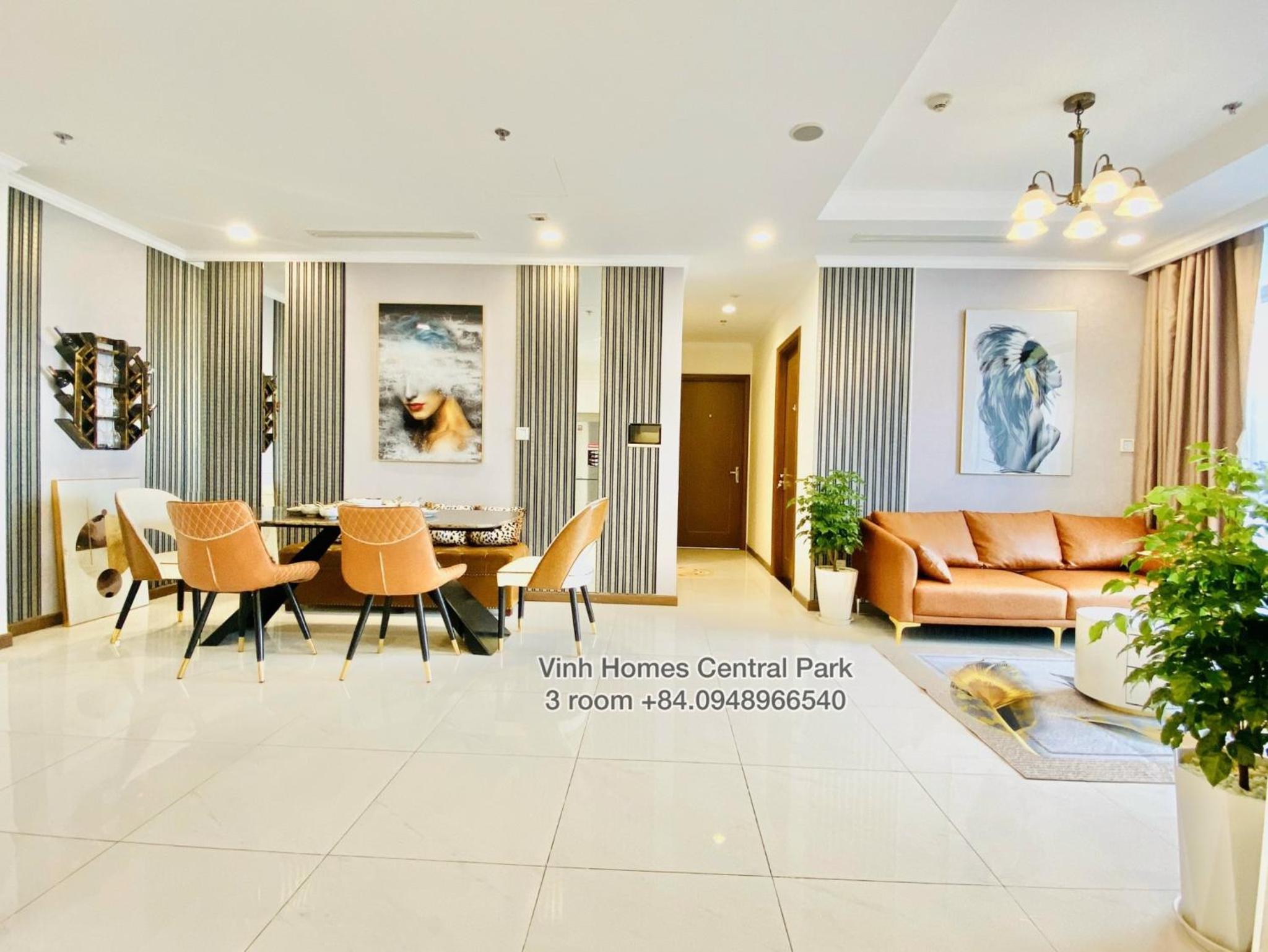 VinhHomes Central Park 3 room - Căn hộ 3 phòng ngủ
