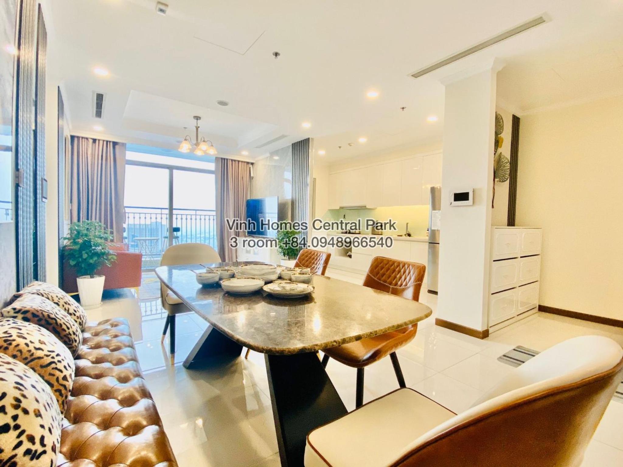 VinhHomes Central Park 3 room - Căn hộ 3 phòng ngủ