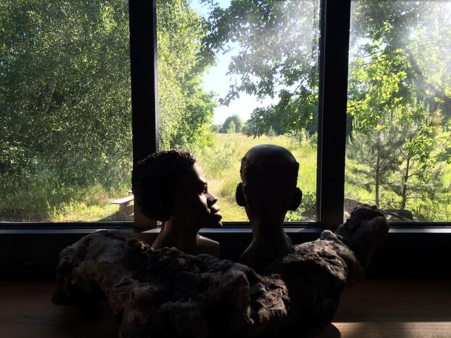 Romantisches Studio am Waldesrand mit Gartensauna