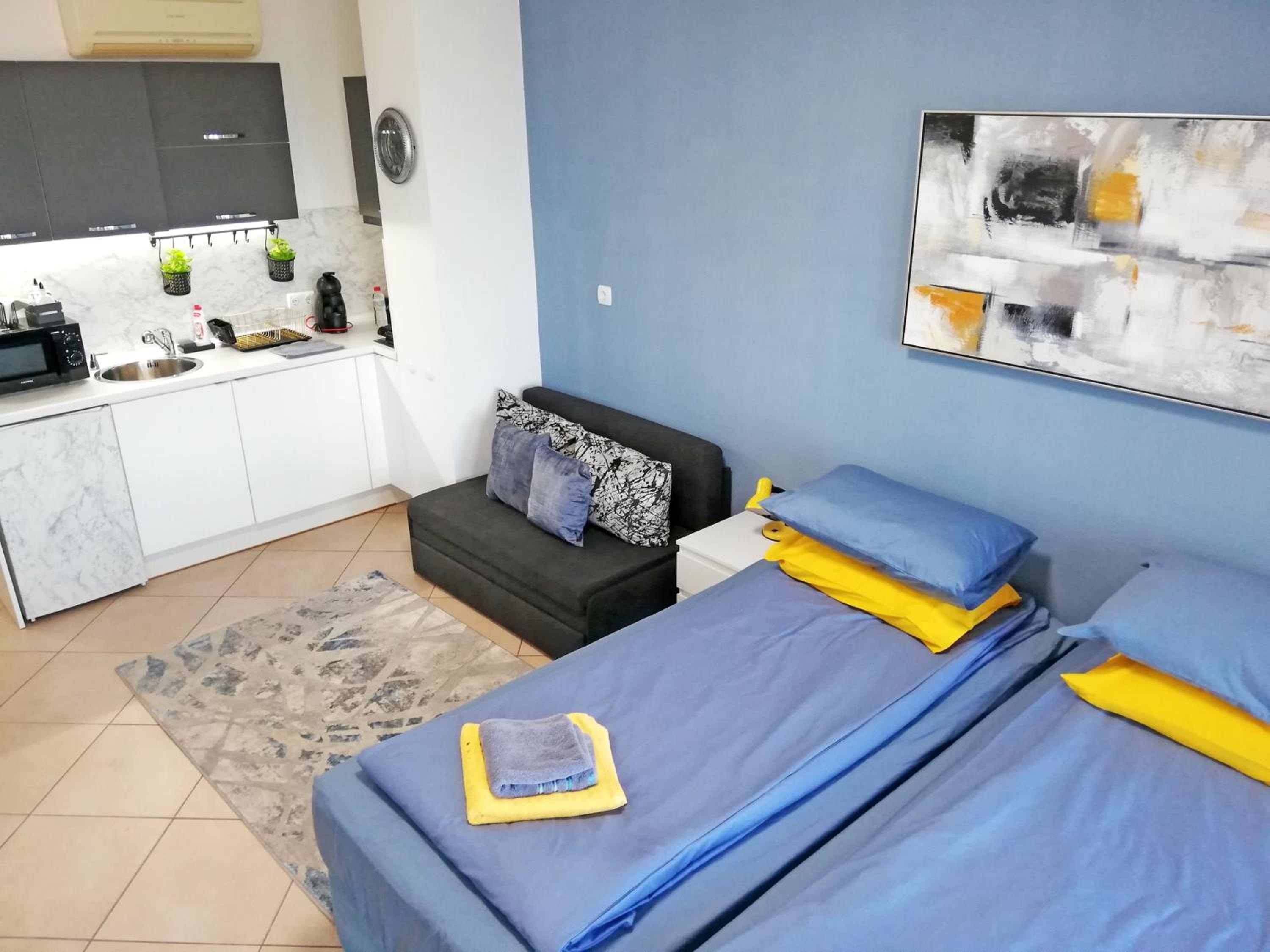 Black sea Narcissus - quiet studio with amazing sea view