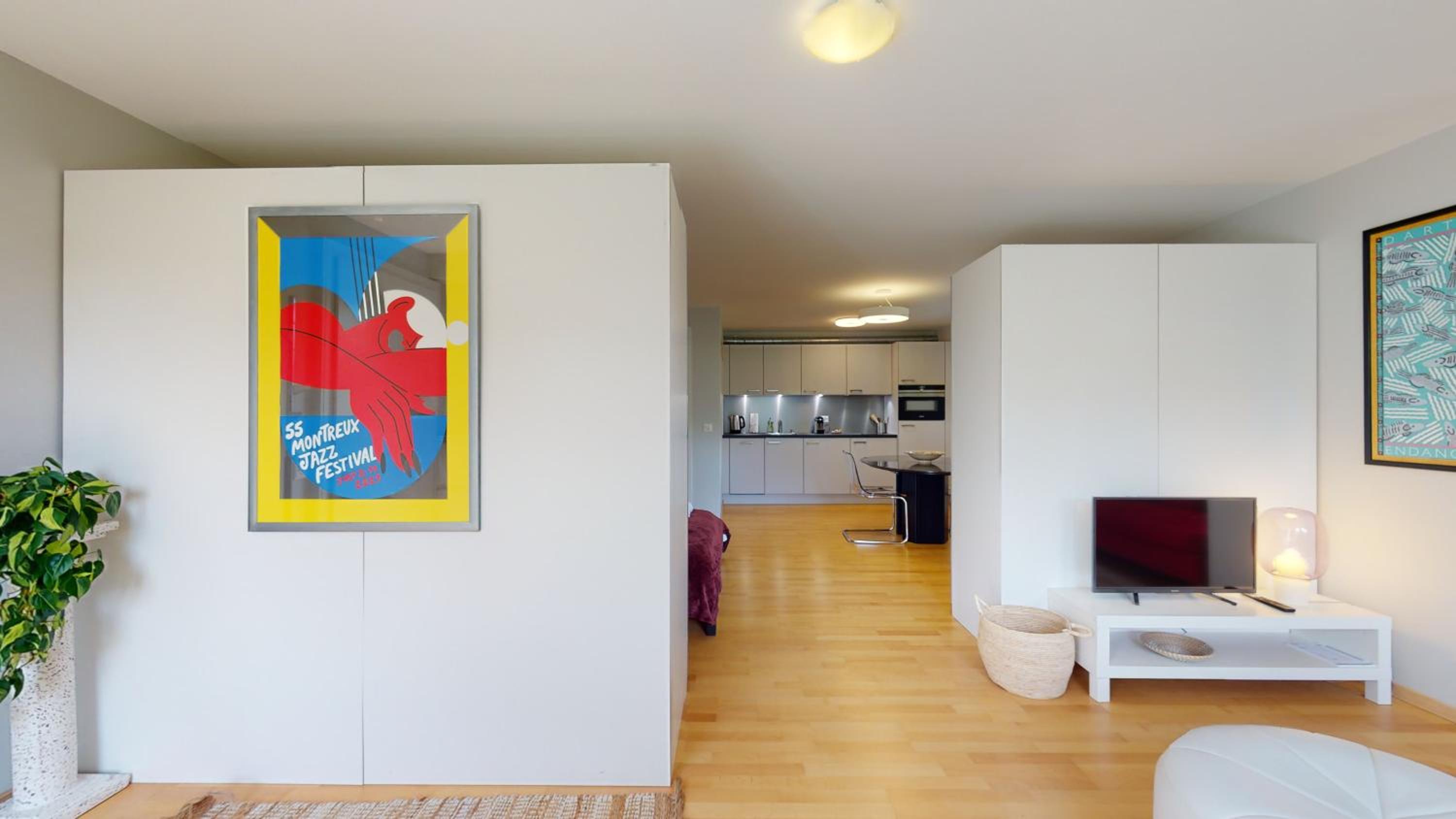Spacious studio in a quiet area of Sierre