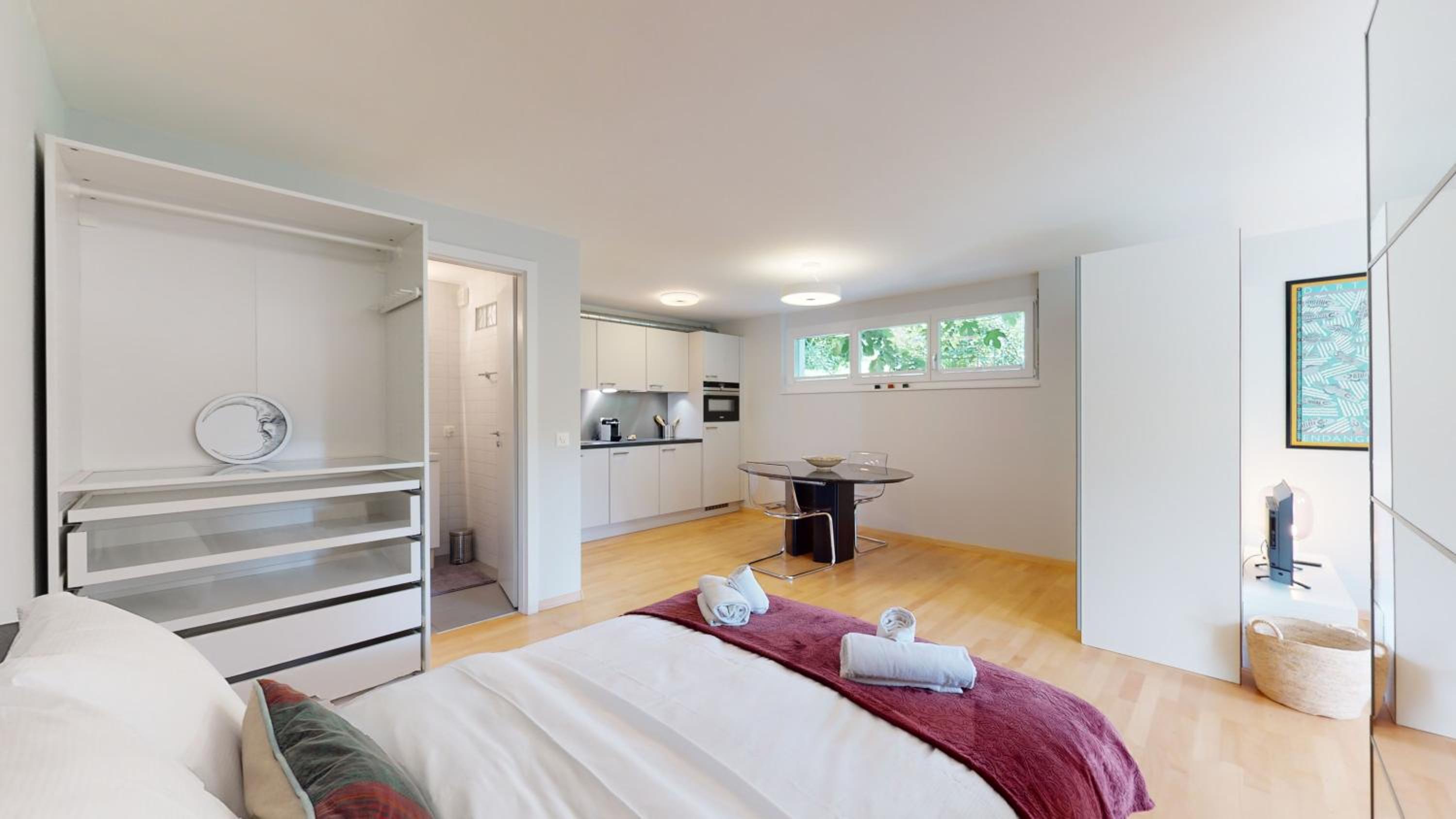 Spacious studio in a quiet area of Sierre