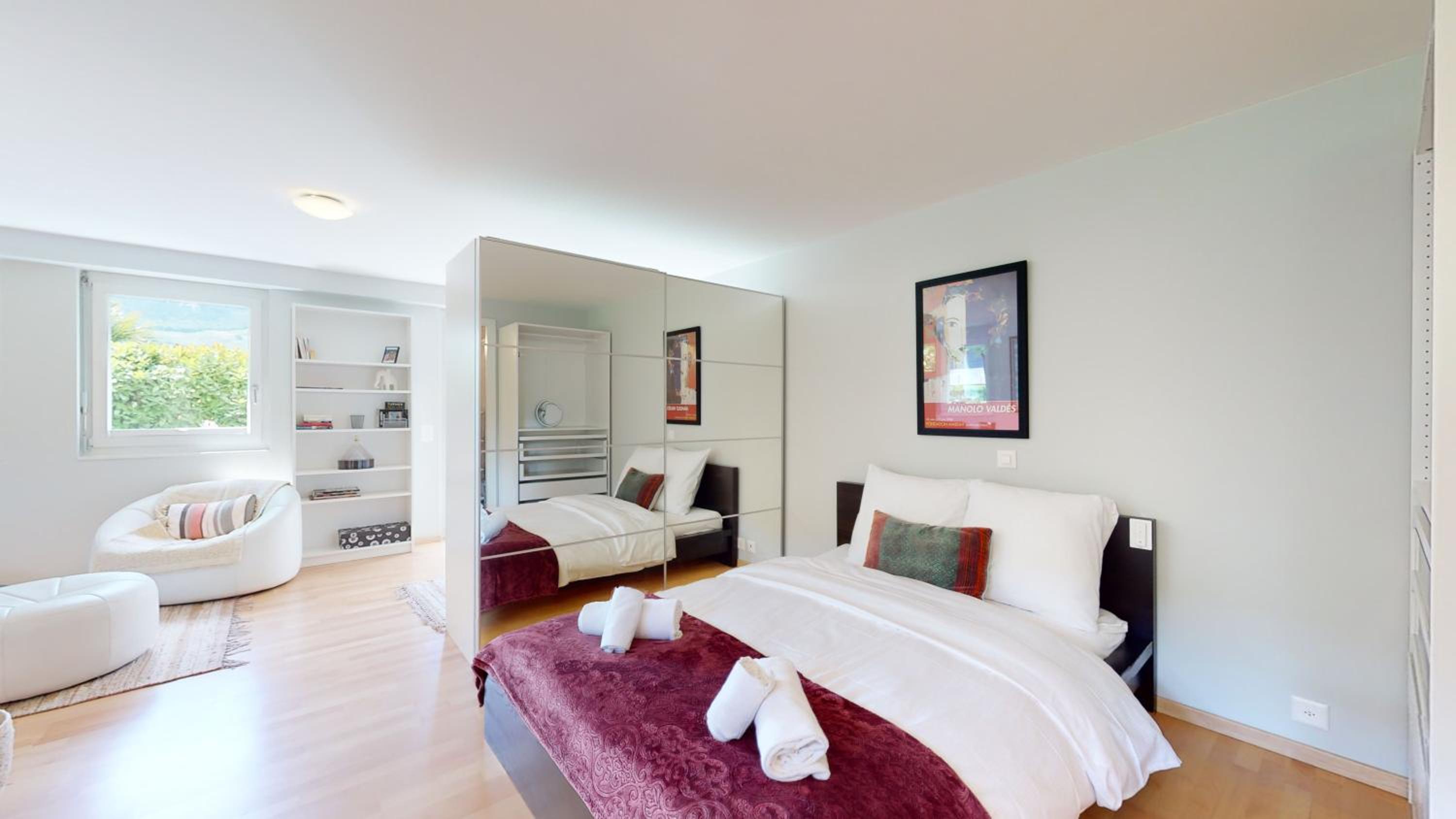 Spacious studio in a quiet area of Sierre