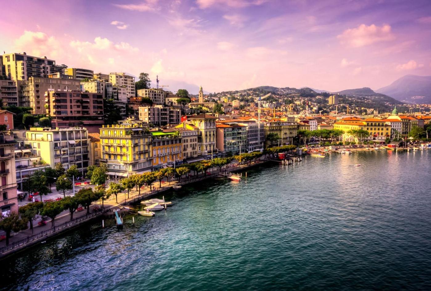 Violet Suite 5 Lugano City for 3 Guest -By EasyLife Swiss