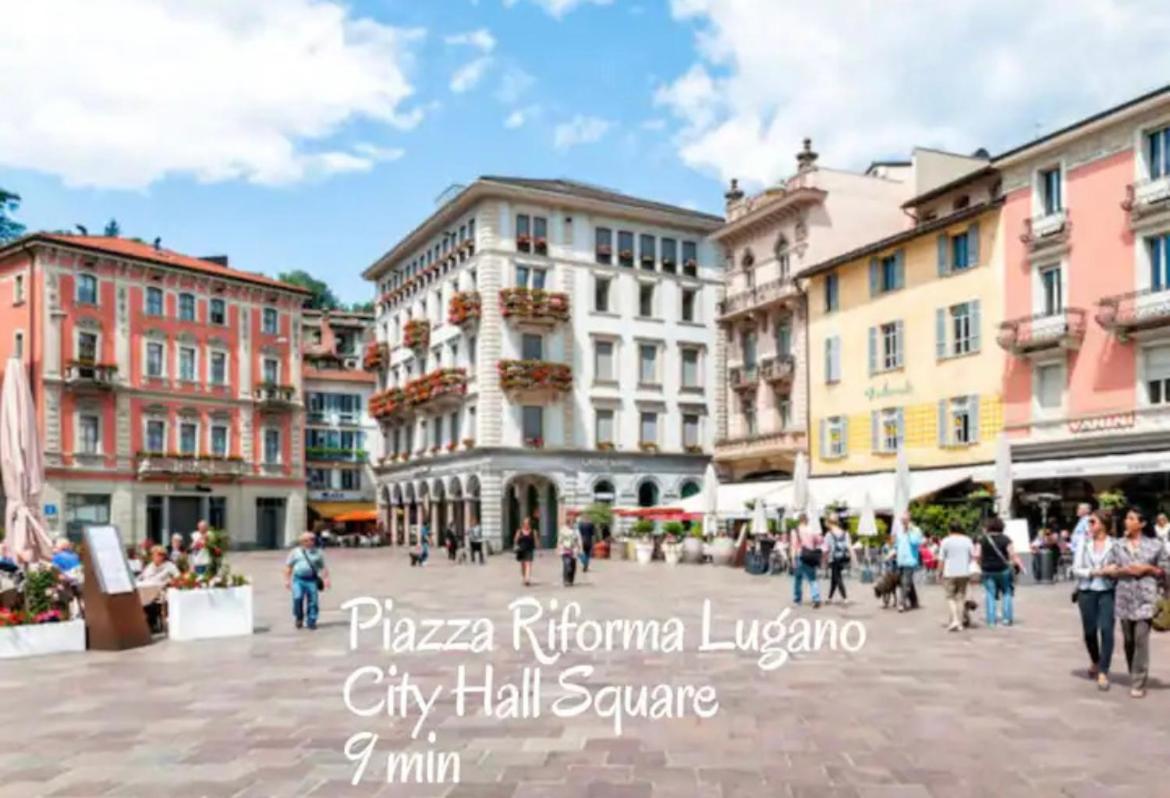 Violet Suite 5 Lugano City for 3 Guest -By EasyLife Swiss