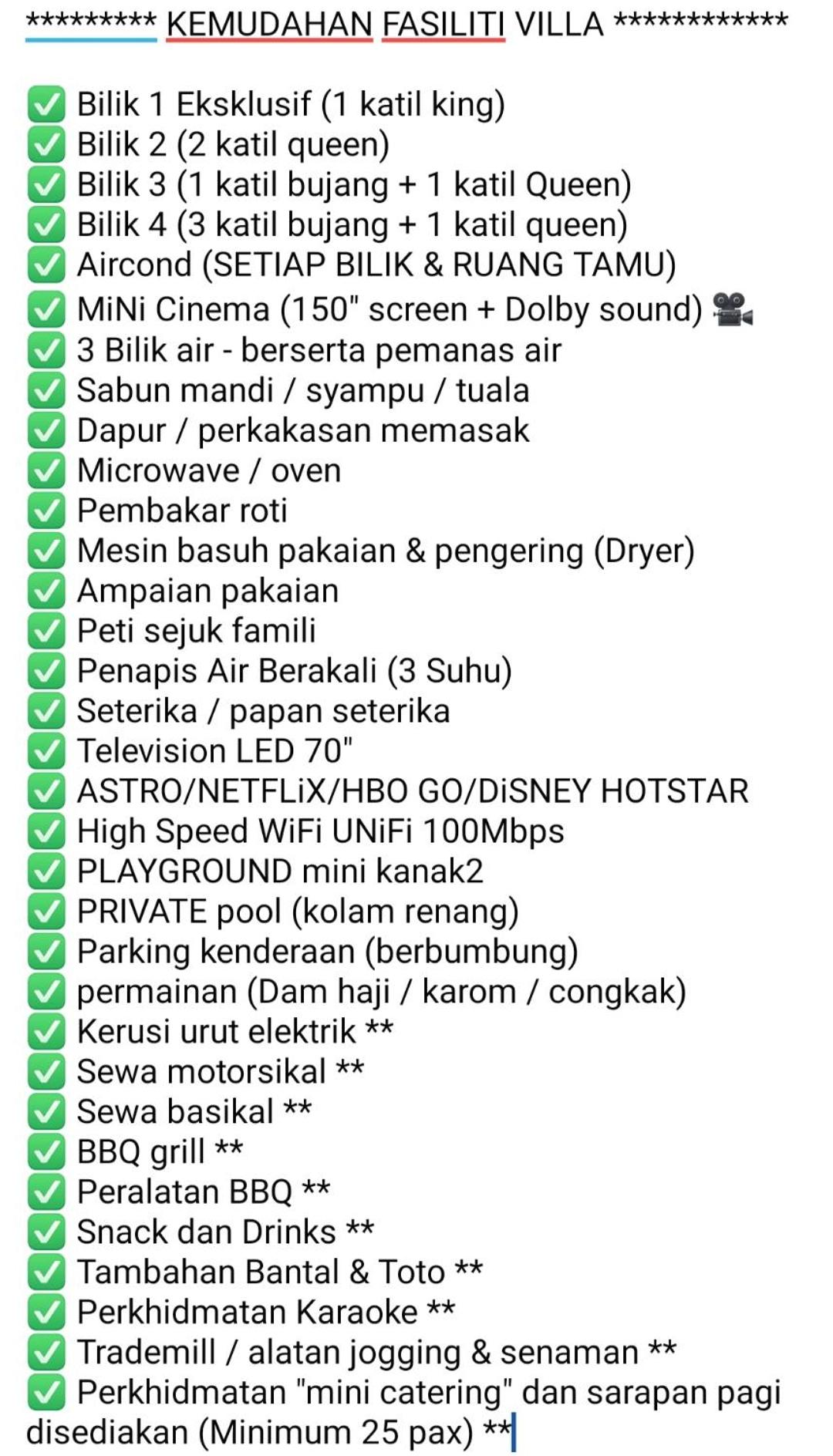 Toq Abah Villa Pagoh - Mini Cinema , Karaoke , Private Pool , WiFi , NetFlix photo 8