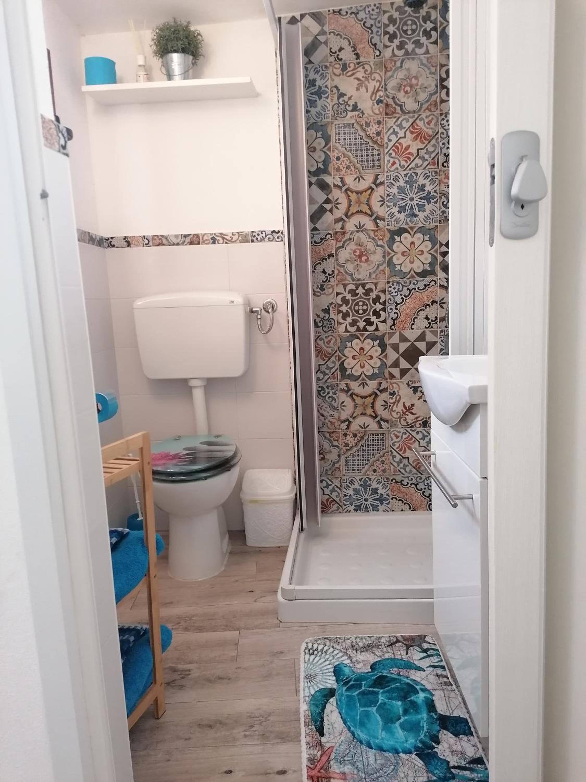 Blue Cottage Cuore di Sciacca en Sciacca — bathroom