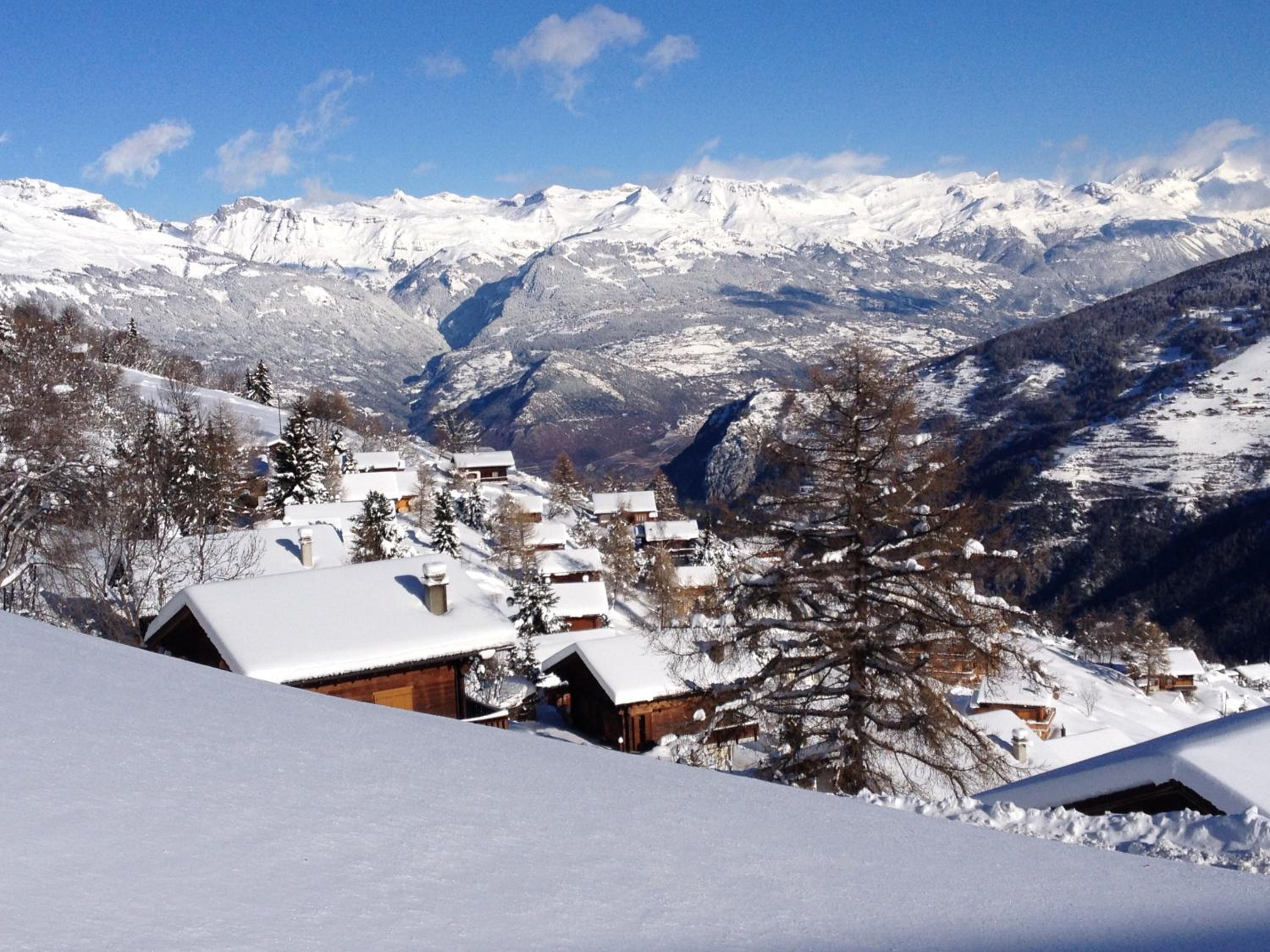 La Pourvoirie - 4 Vallées - Thyon-Les Collons, 10 pers, ski à 200 m, 4 parkings, vue fantastique !