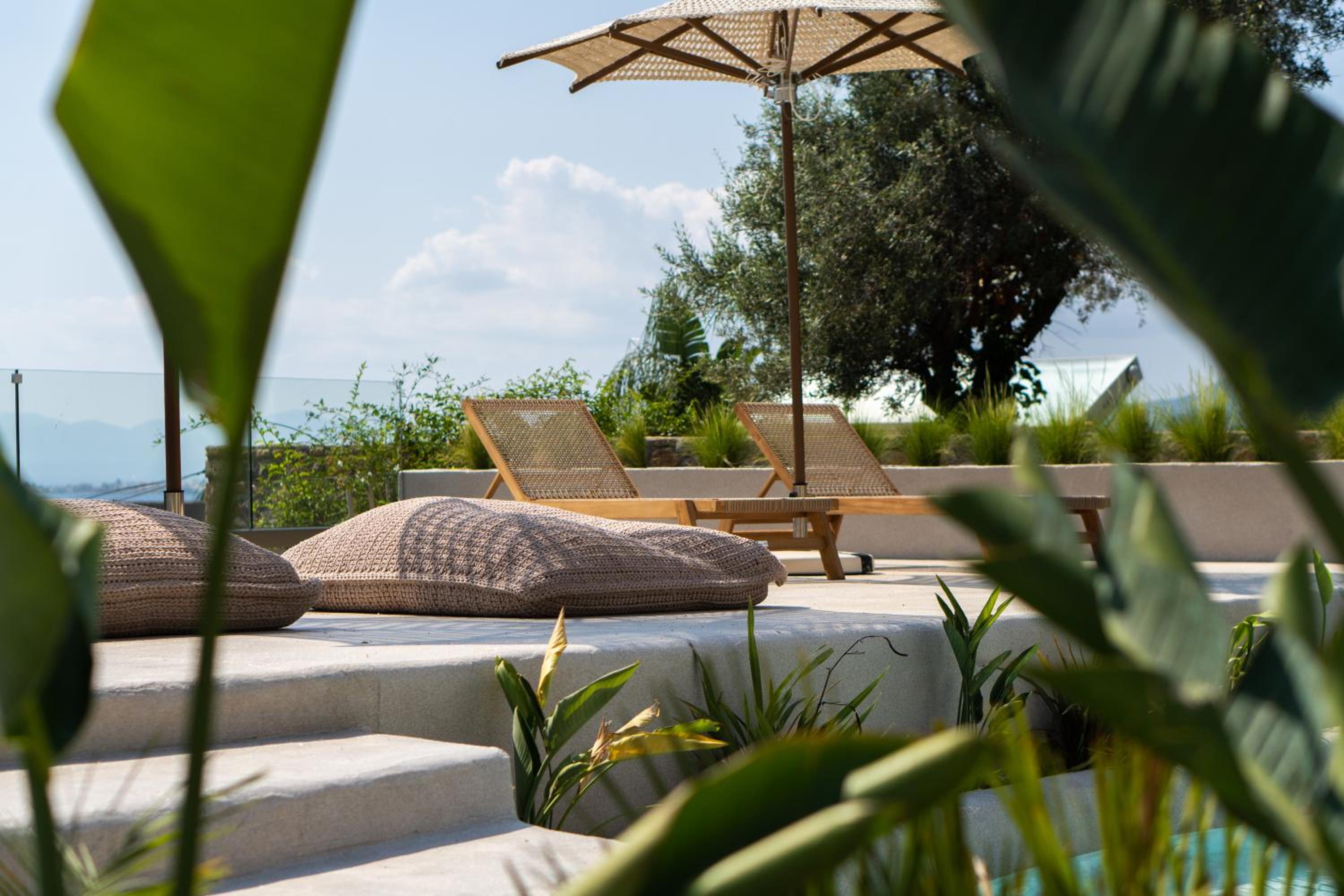 Bungalows at Almiros Beach view 3