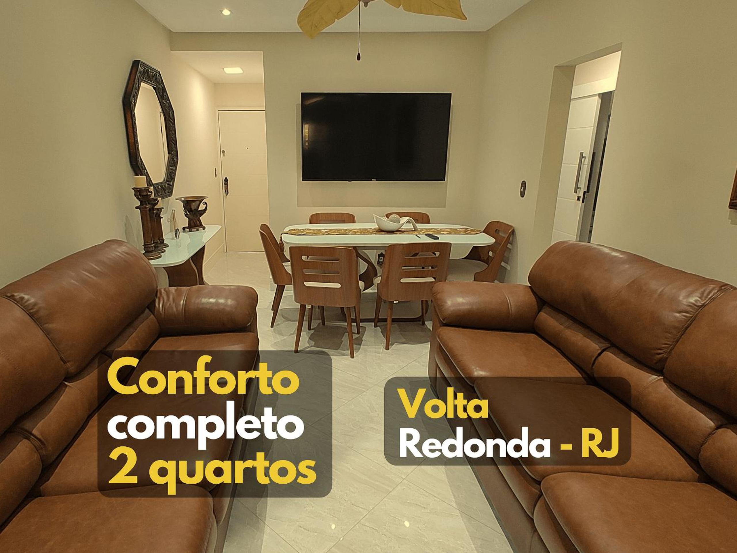 Apto completo 2 quartos garagem Jardim Amália VR RJ