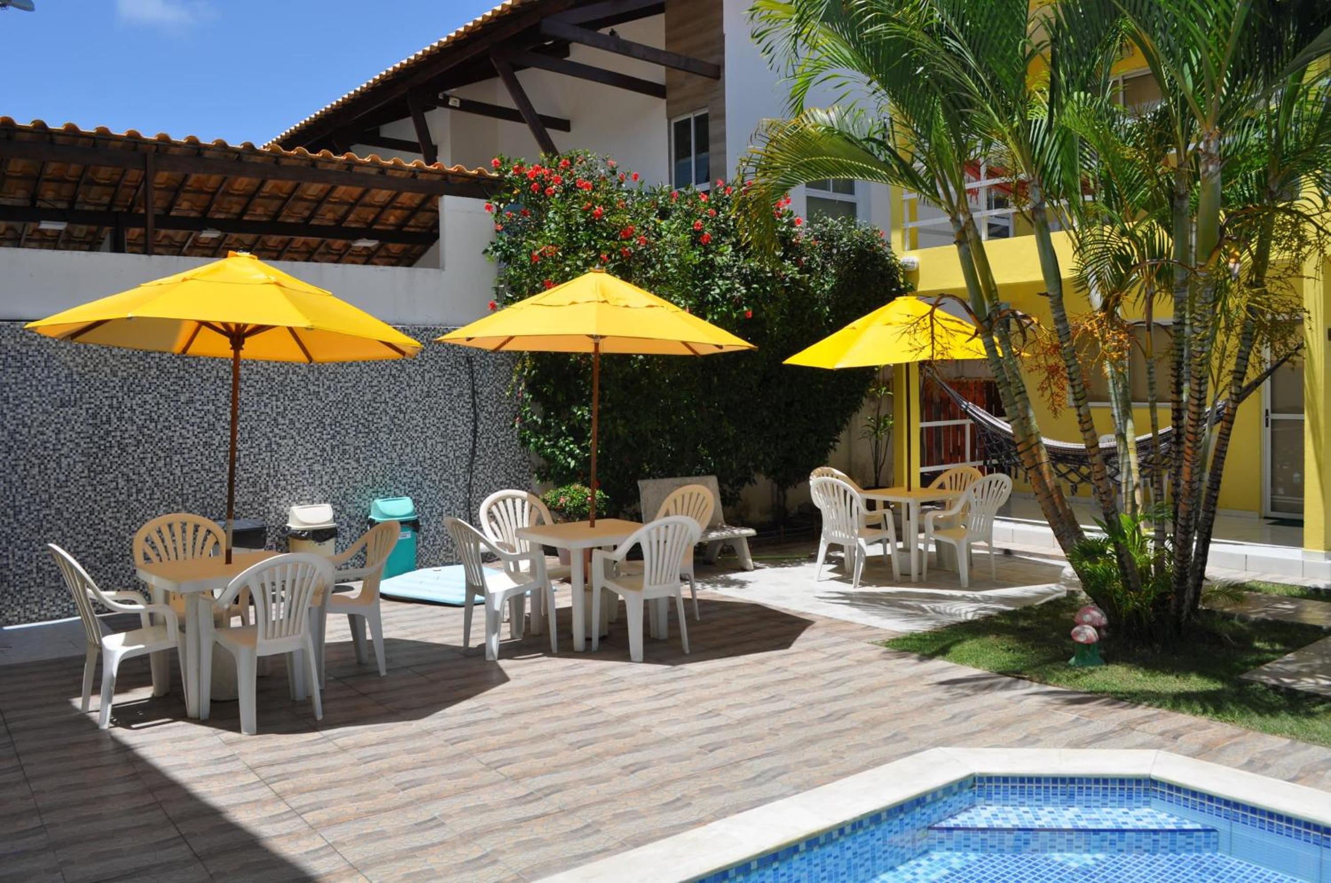 outdoor BBQ area