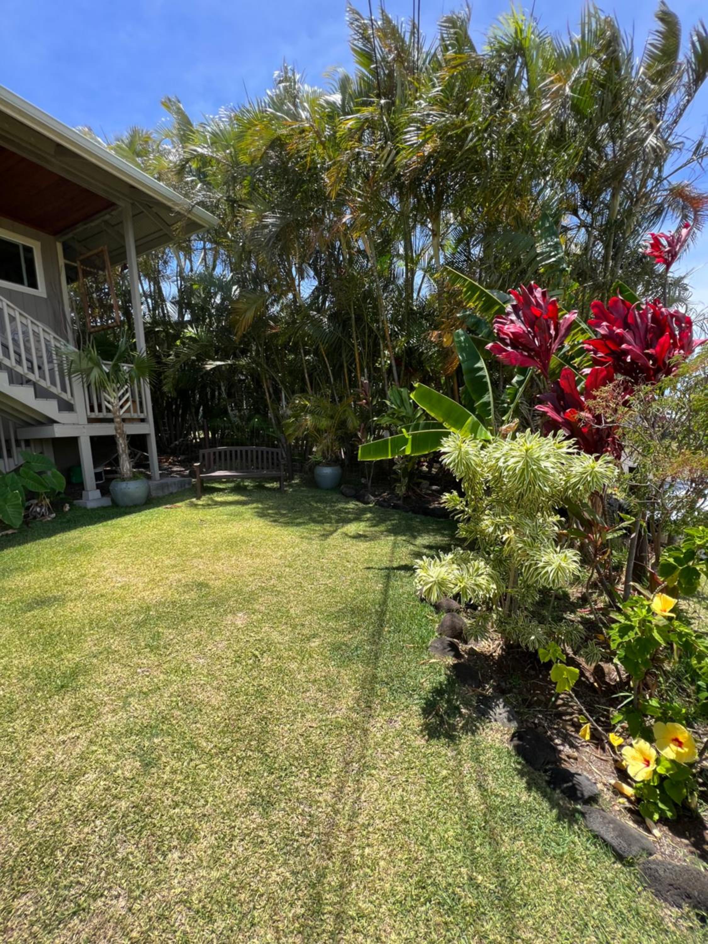Private Ohana on the lush Hamakua coast with AC view 3