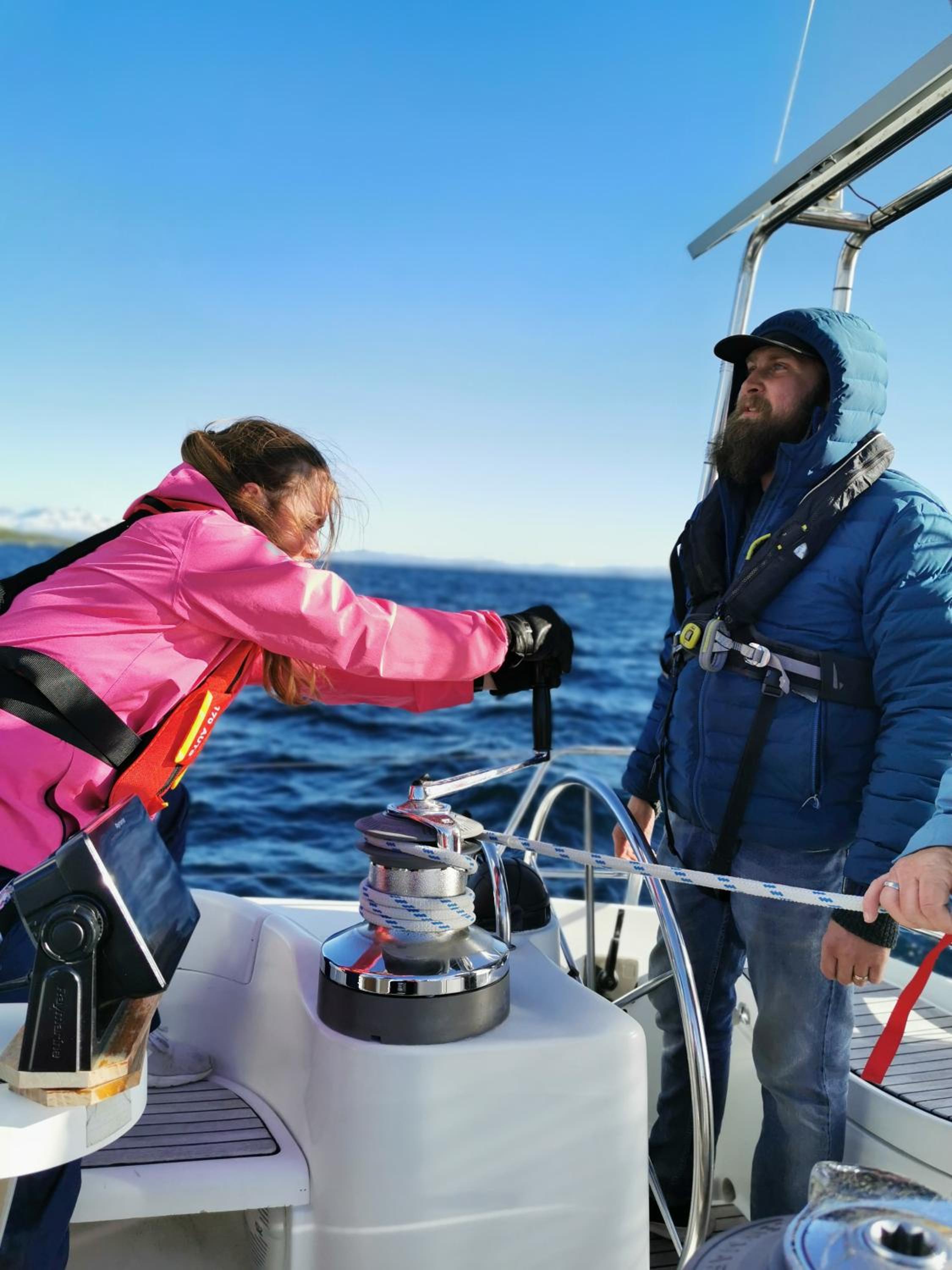 Liveaboard sailing tour in Harstad islands view 3