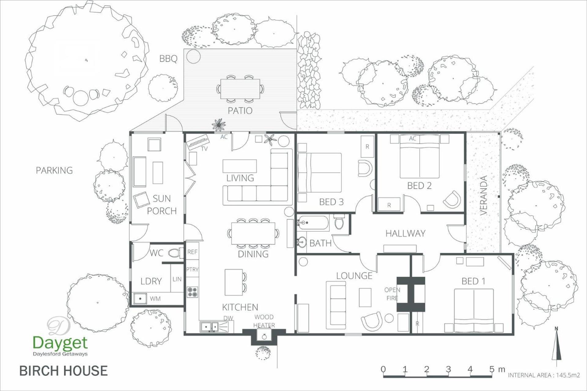 Birch House view 3