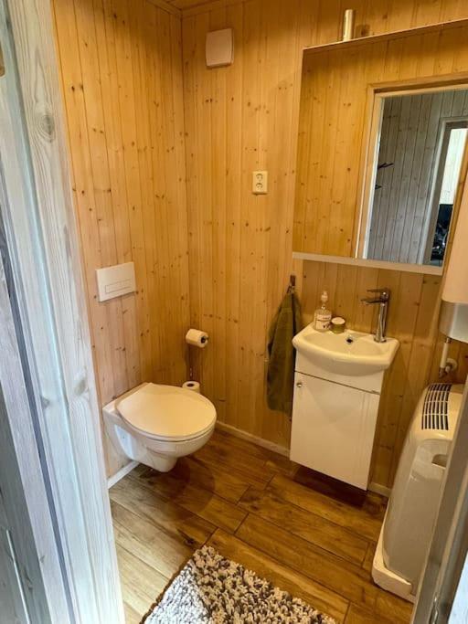 Sauna house with nearby observatory