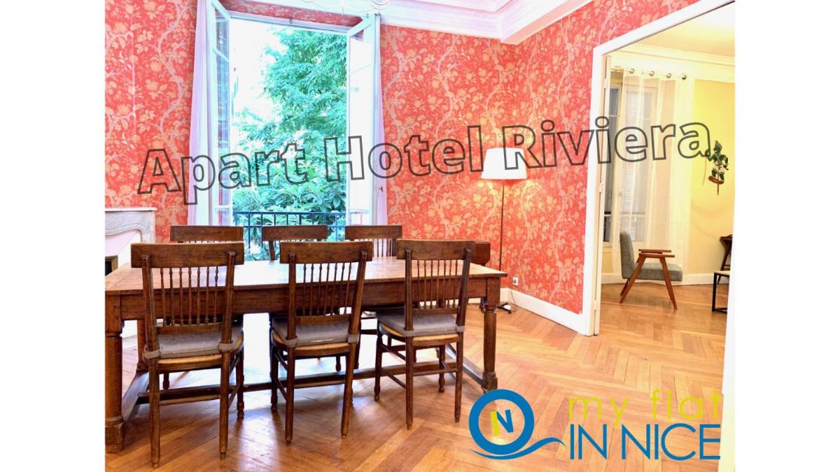 ApartHotel Riviera- Musiciens - 7 minutes Promenade des Anglais - Large Apartement Bourgeois 4 pièces AC - Small Balcony - View Garden - BALCON PALAIS HARM view 5