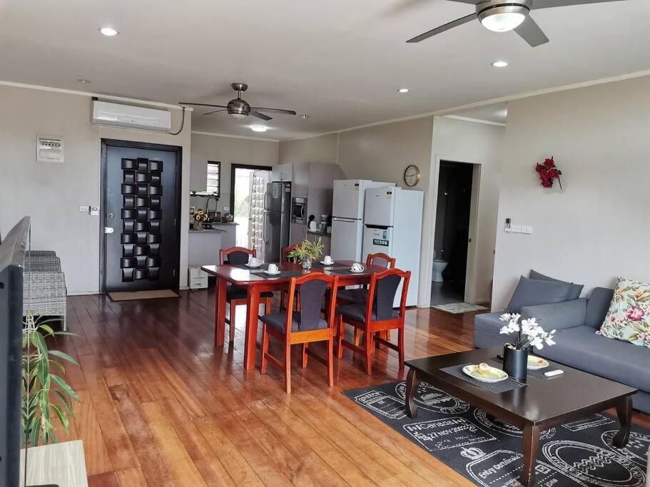 Master Bedroom in Shared Cozy River View Pool Apartment