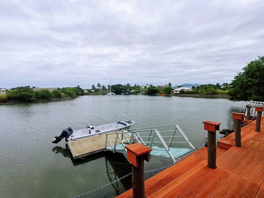Master Bedroom in Shared Cozy River View Pool Apartment