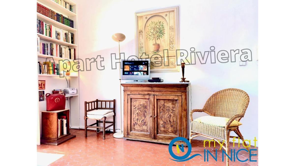 ApartHotel Riviera - Old Town - 5 mn Promenade des Anglais et Plage - Charme Absolu - Appartement 2 pièces avec Balcon AC - Vue mer et Ville - BALCON HONOR view 4