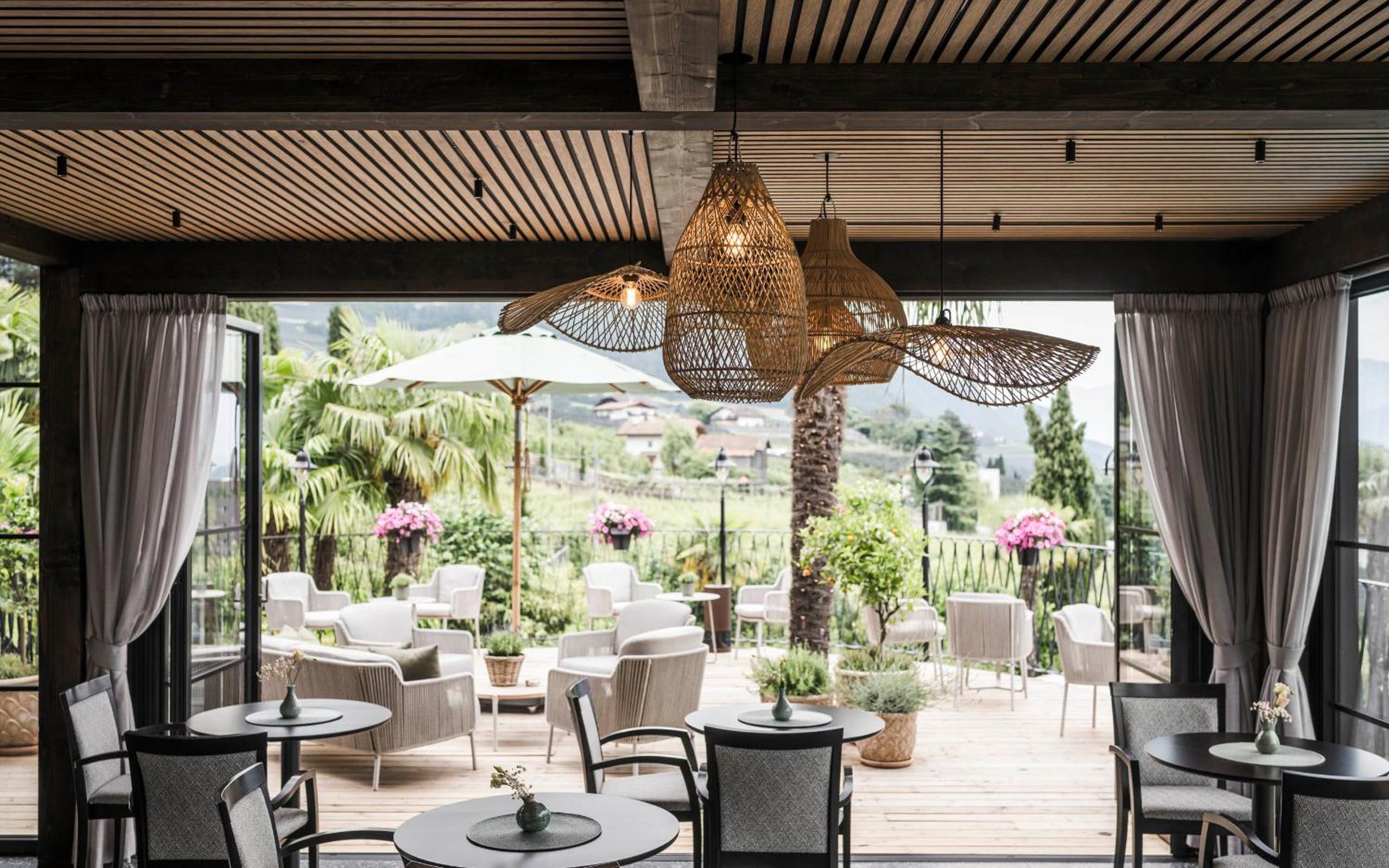 outdoor BBQ area