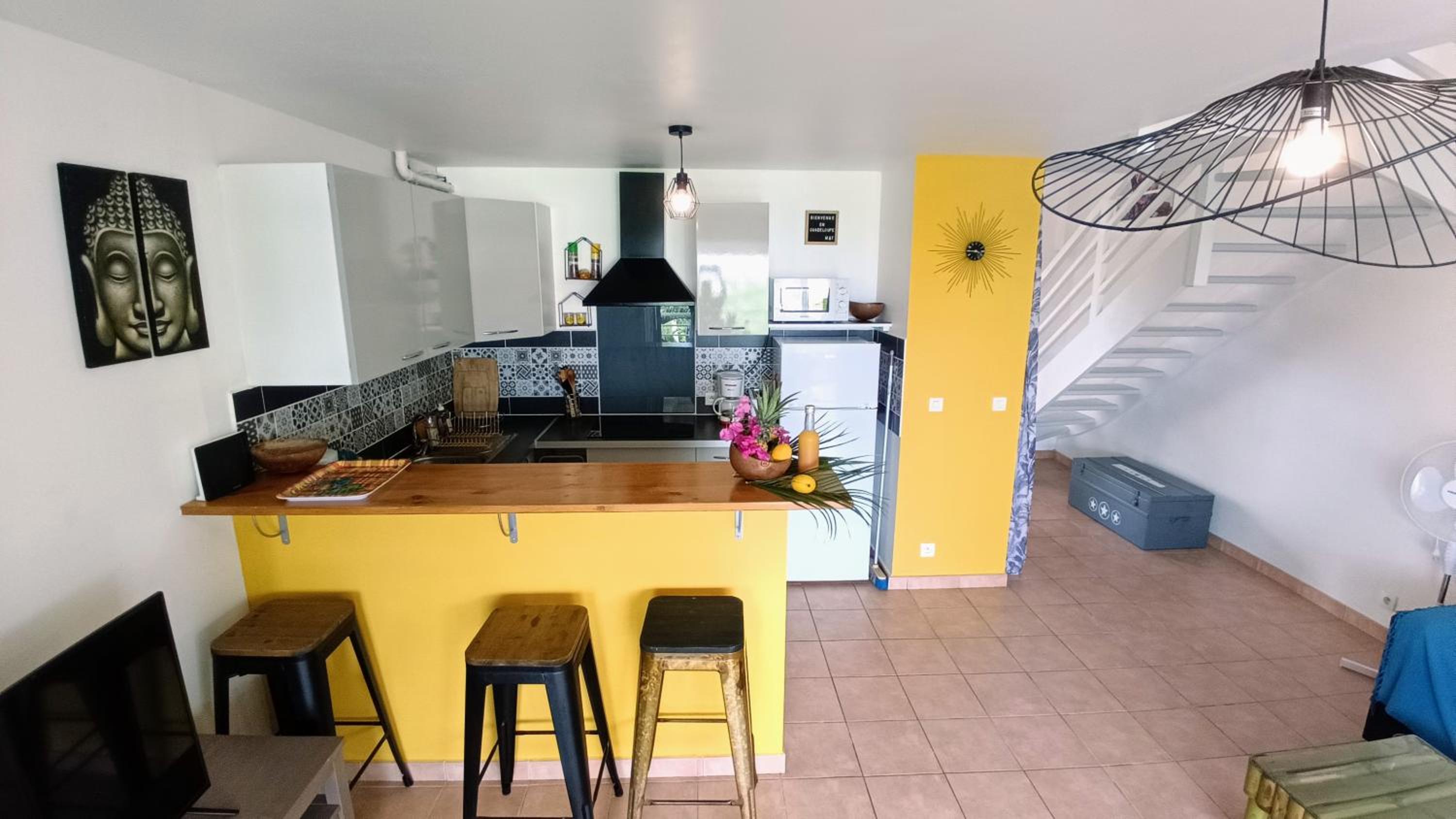 Cristal Duplex T3 au Gosier avec sa vue mer view 4