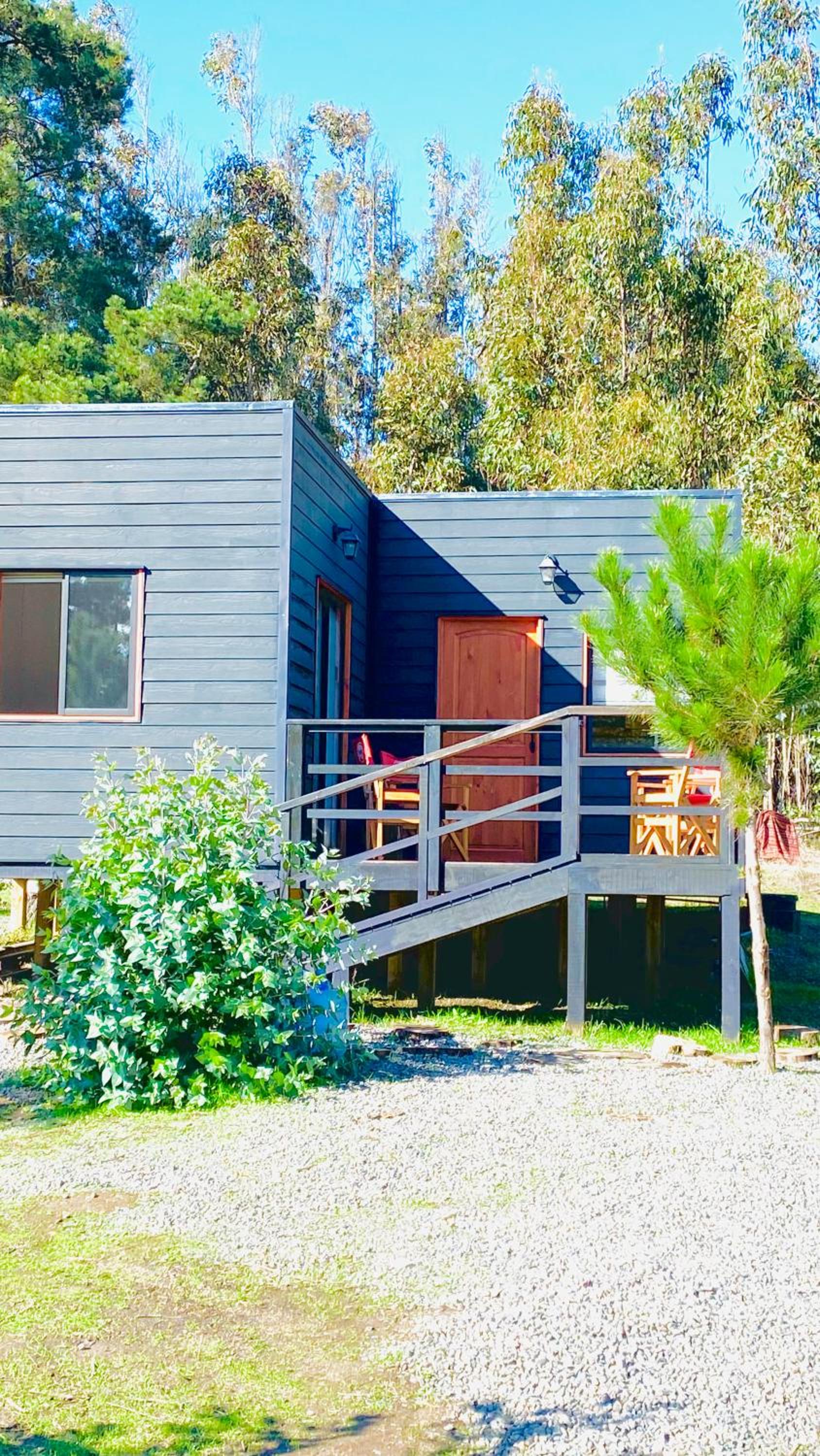 Cabaña Matanzas tinaja privada vista al bosque
