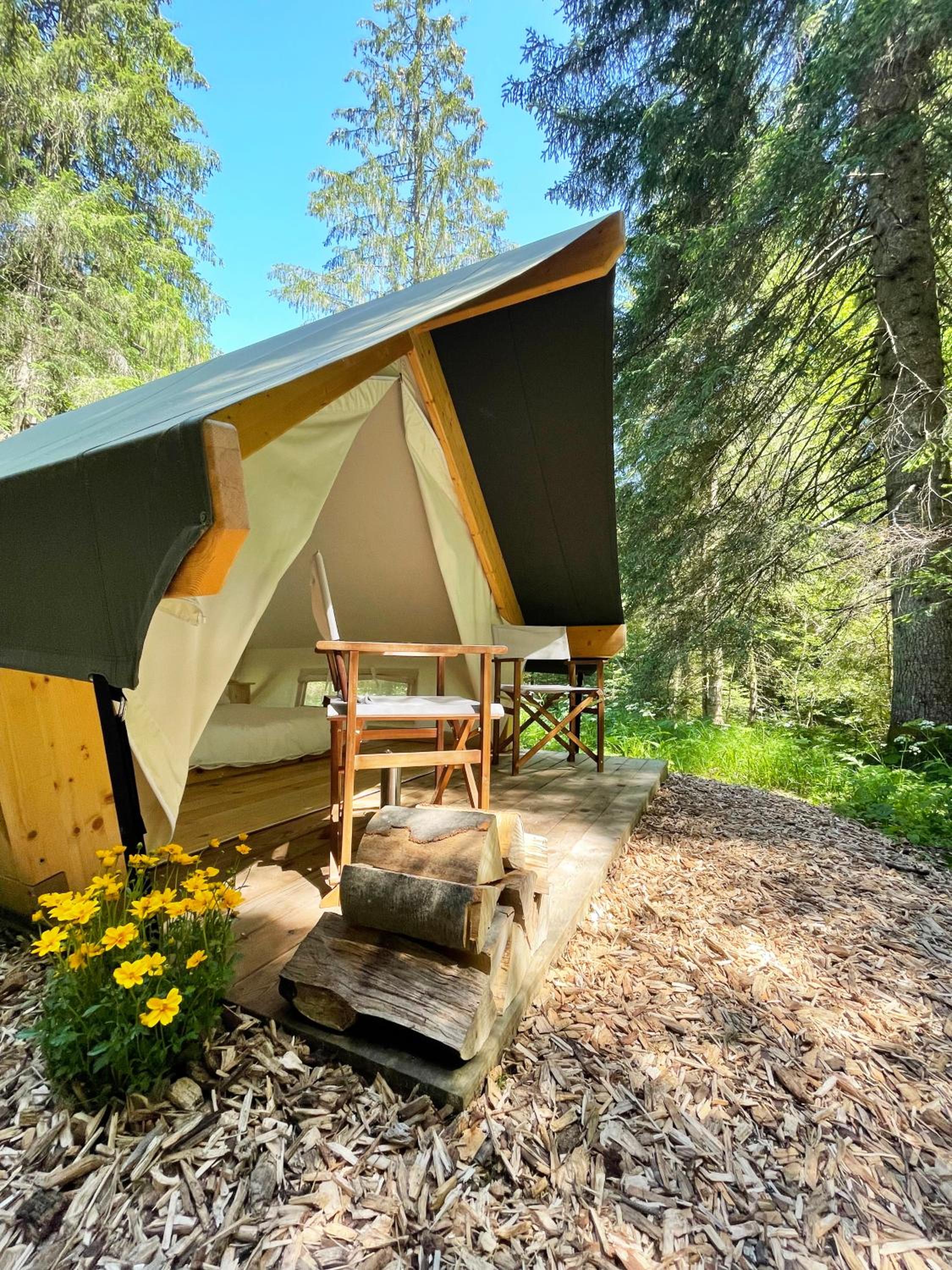 Water Village Rogla a Private Riverside Glamping Tent view 2