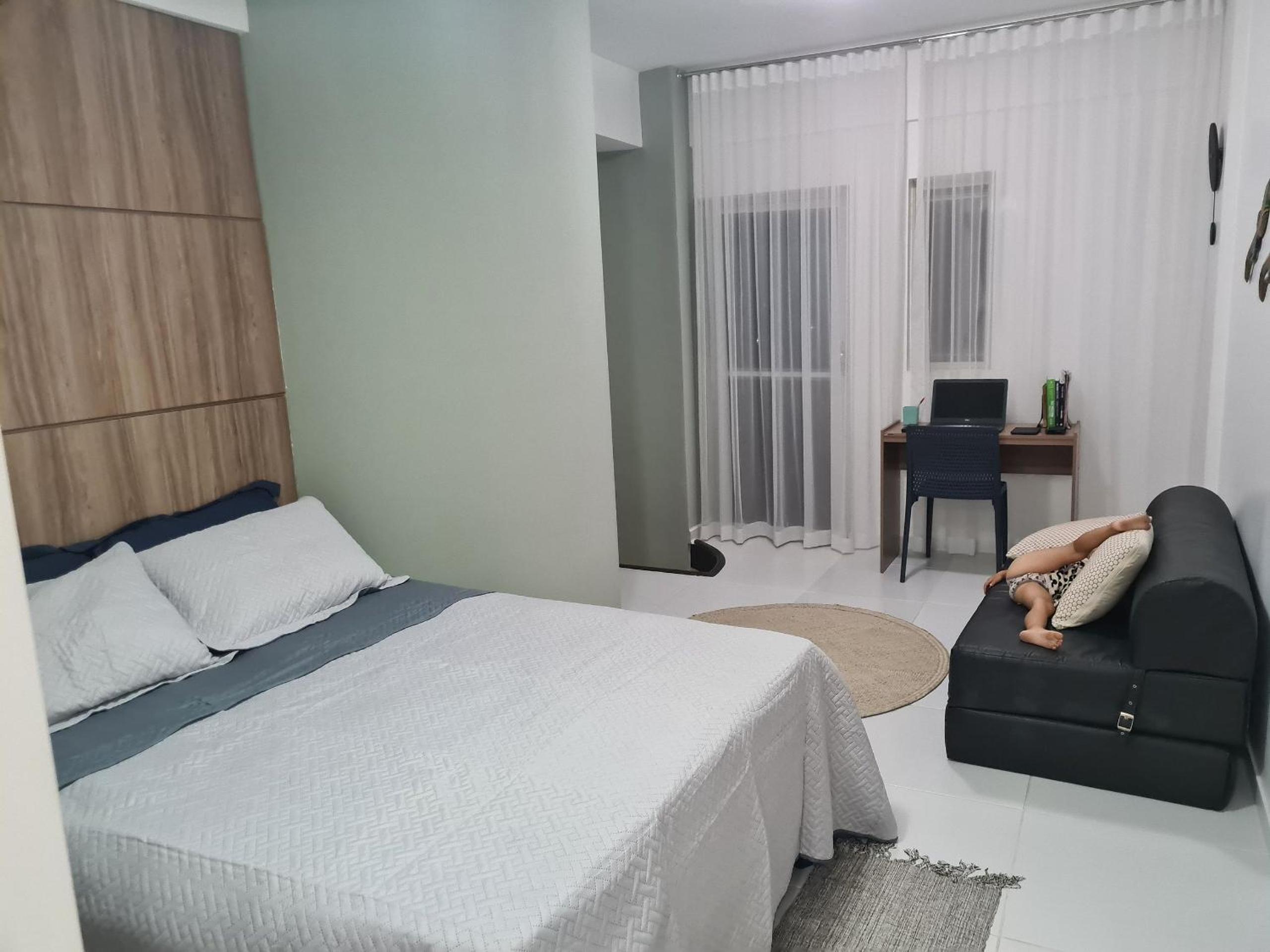 SEA TOWER 204 -Duplex Beira-Mar/quarto climatizado