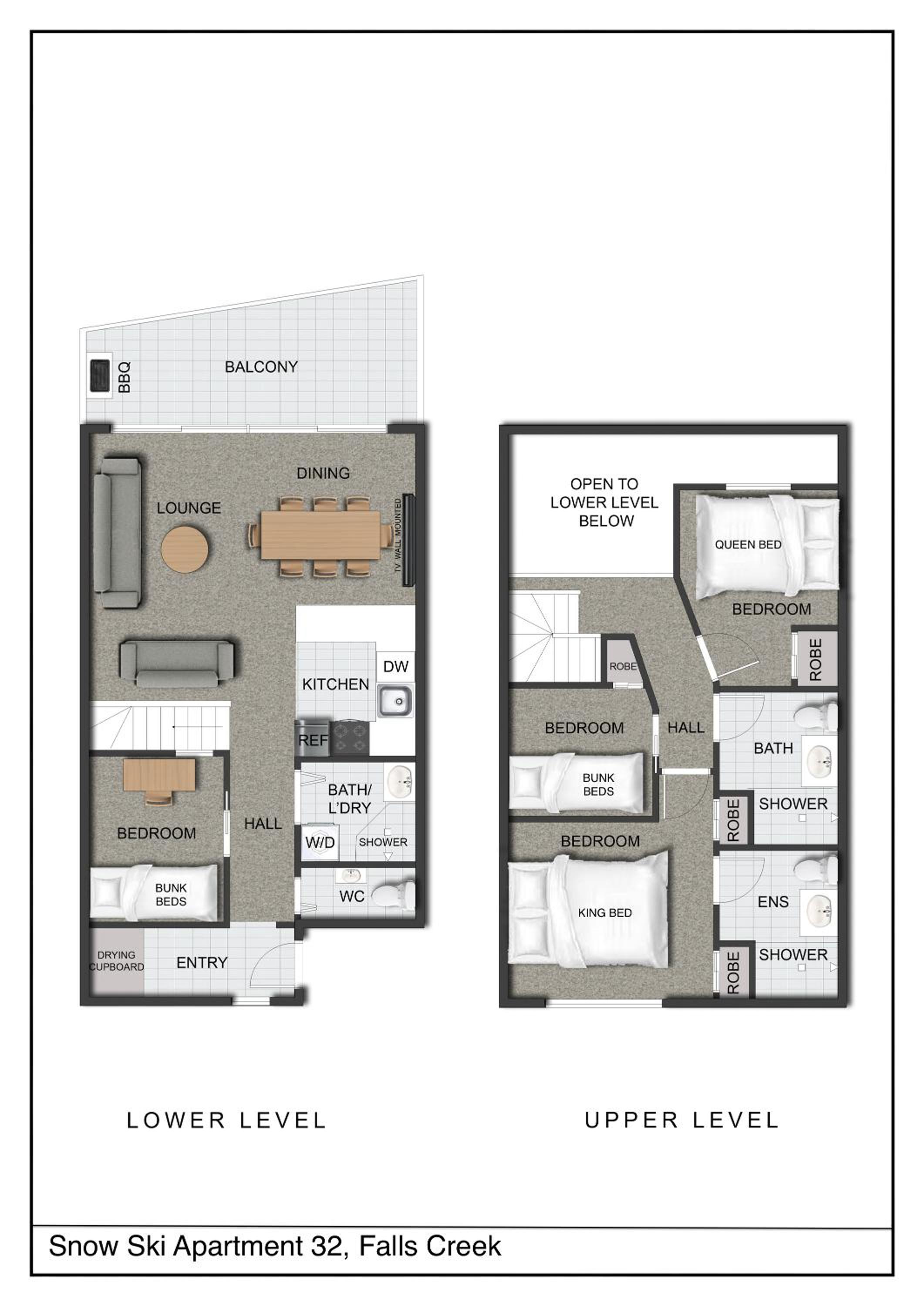 Snow Ski Apartments Penthouse 32
