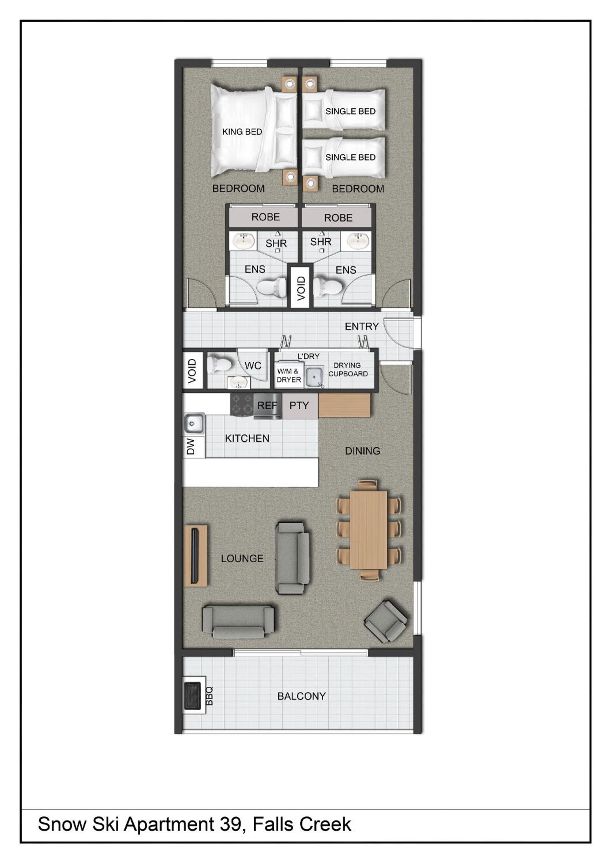 Snow Ski Apartments Extra Spacious 39