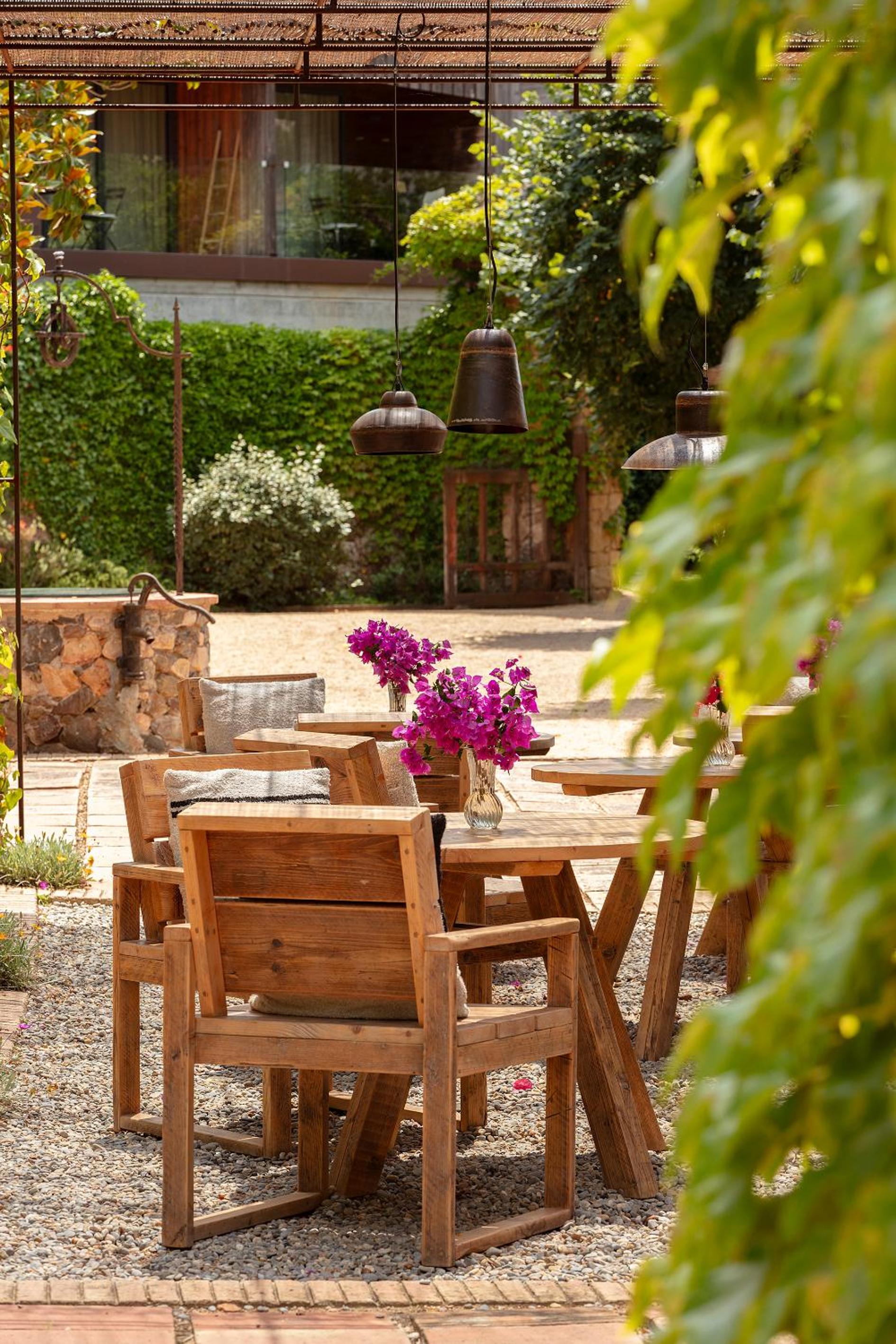 outdoor BBQ area