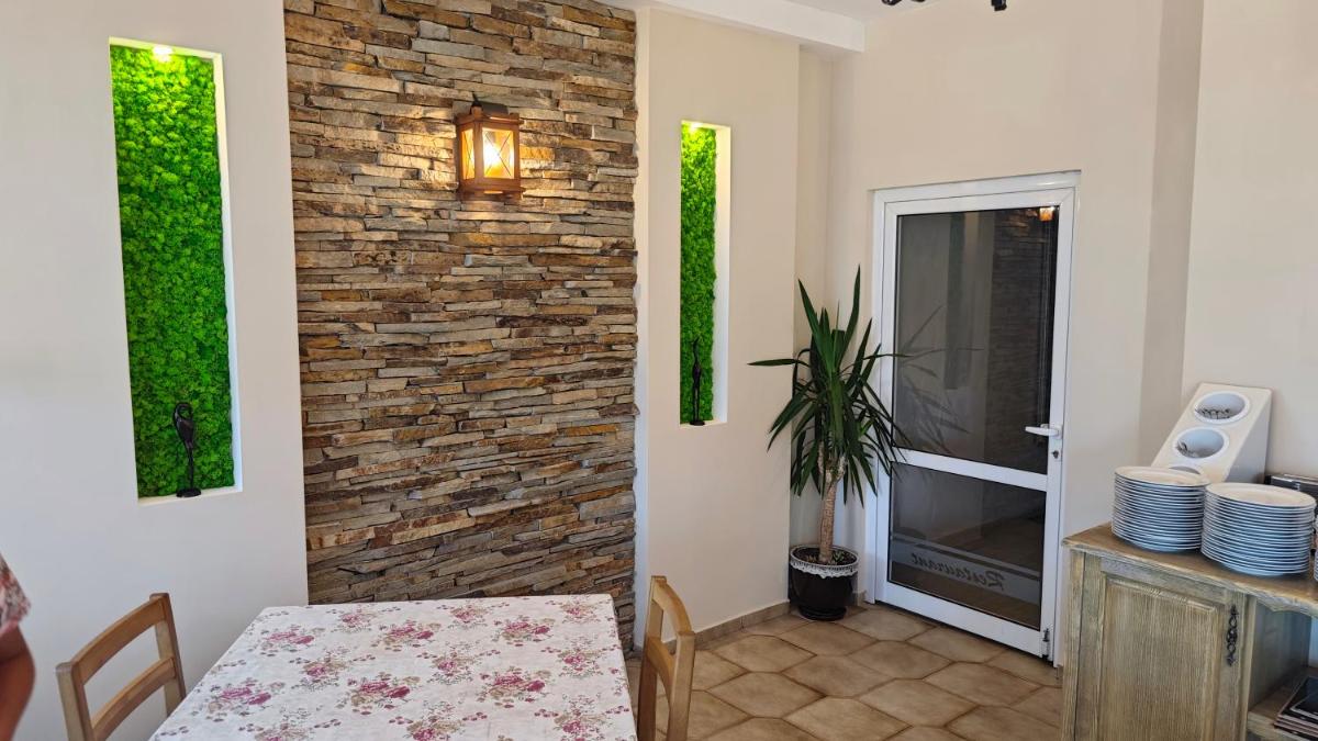 outdoor BBQ area