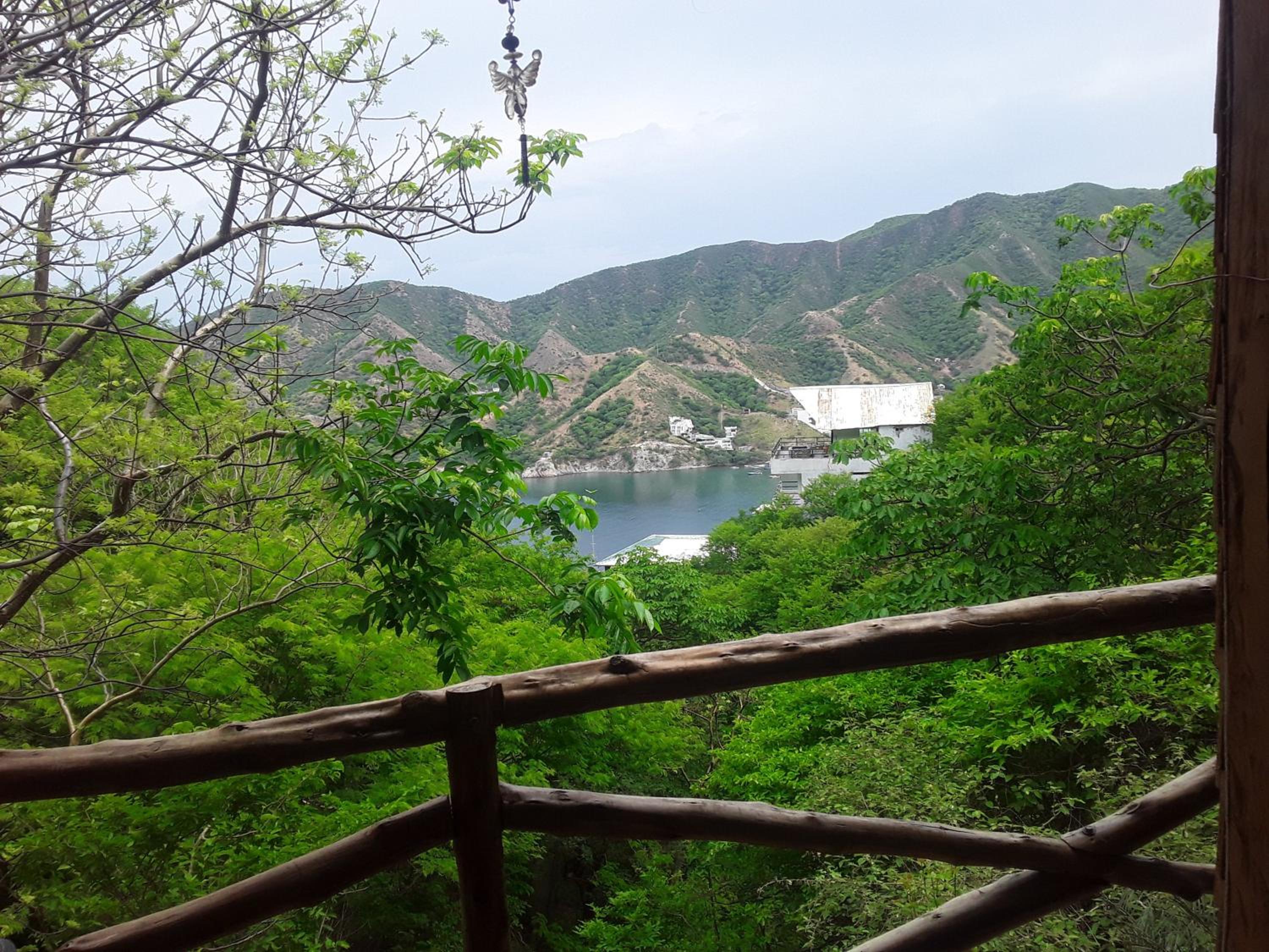 Cabaña vista al mar