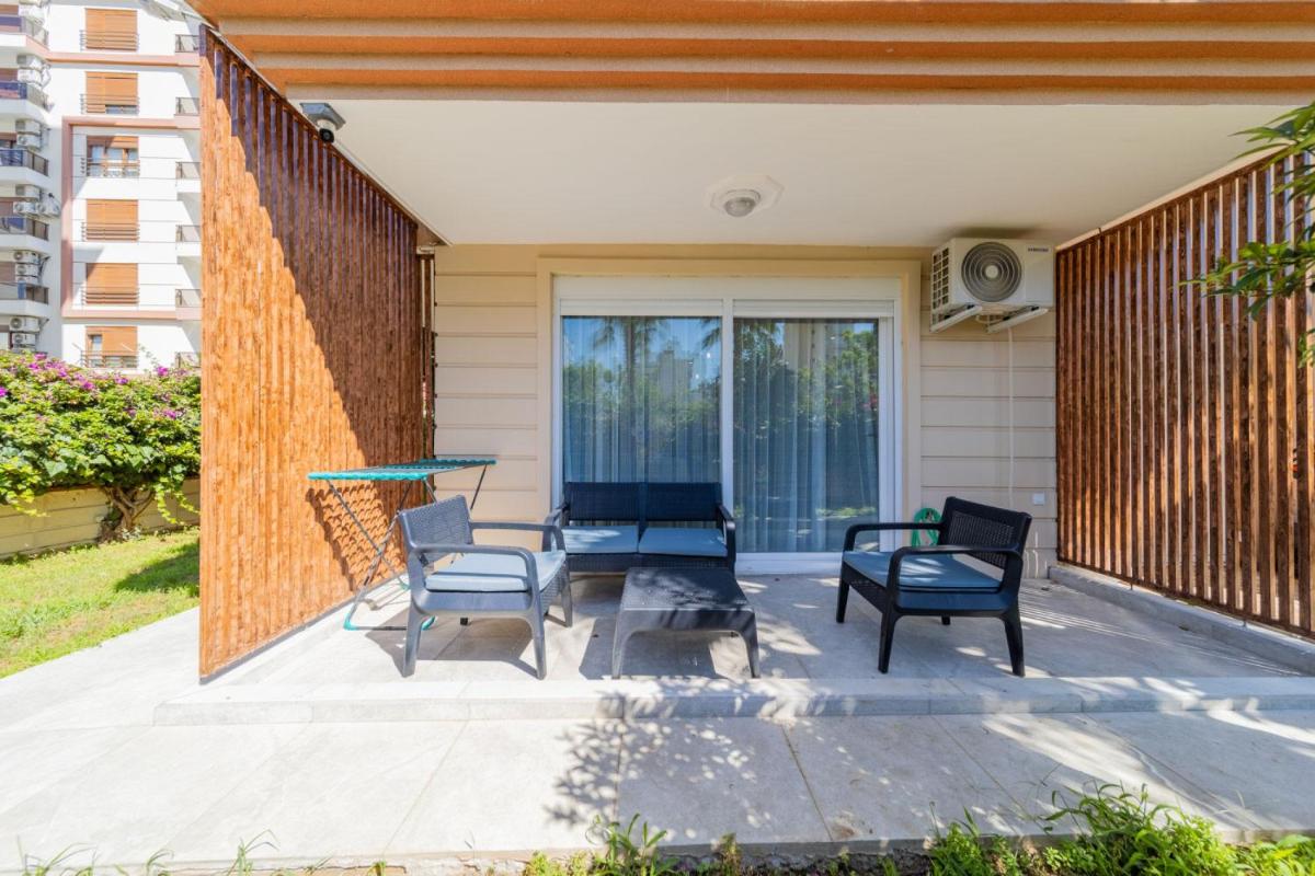 outdoor BBQ area