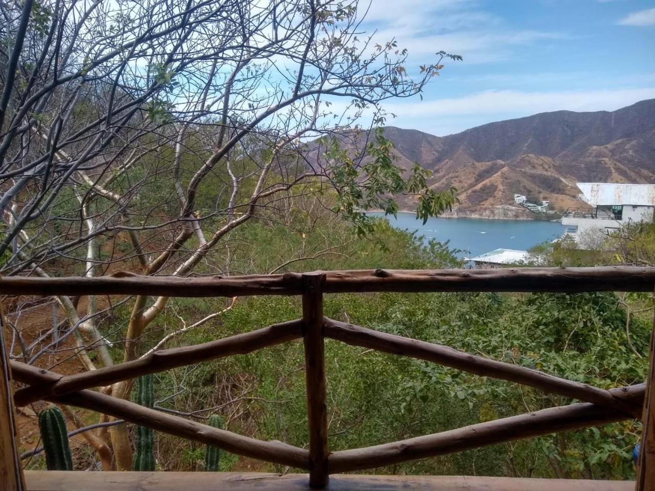 Cabaña vista al mar