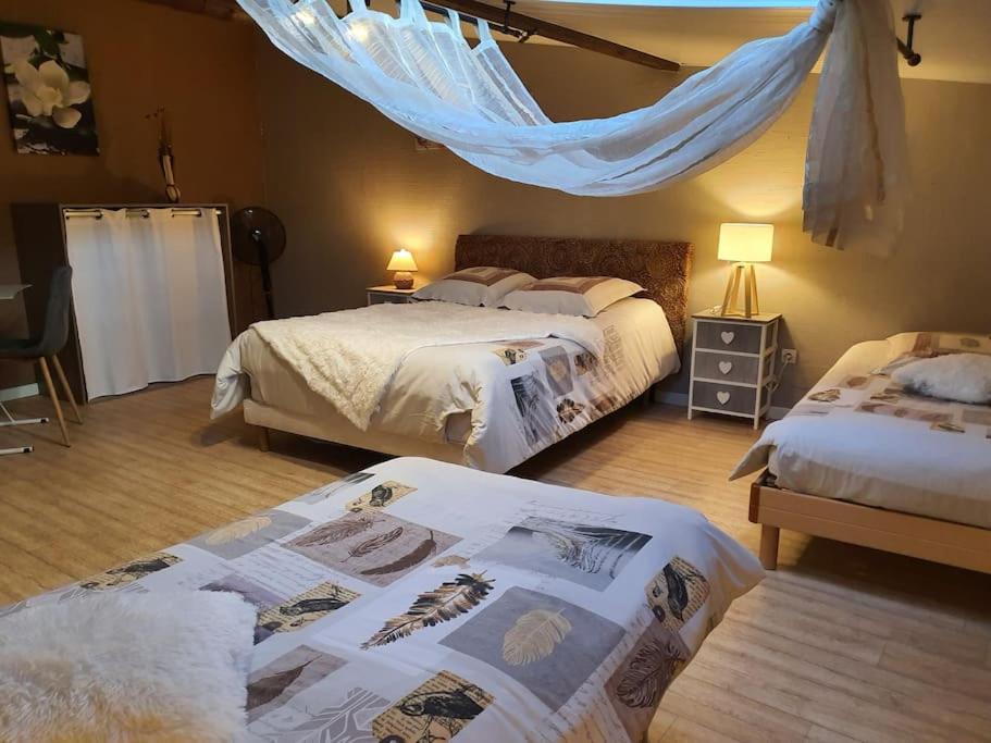 Maison Chez Mariebel - 20 pers avec piscine jacuzzi sauna