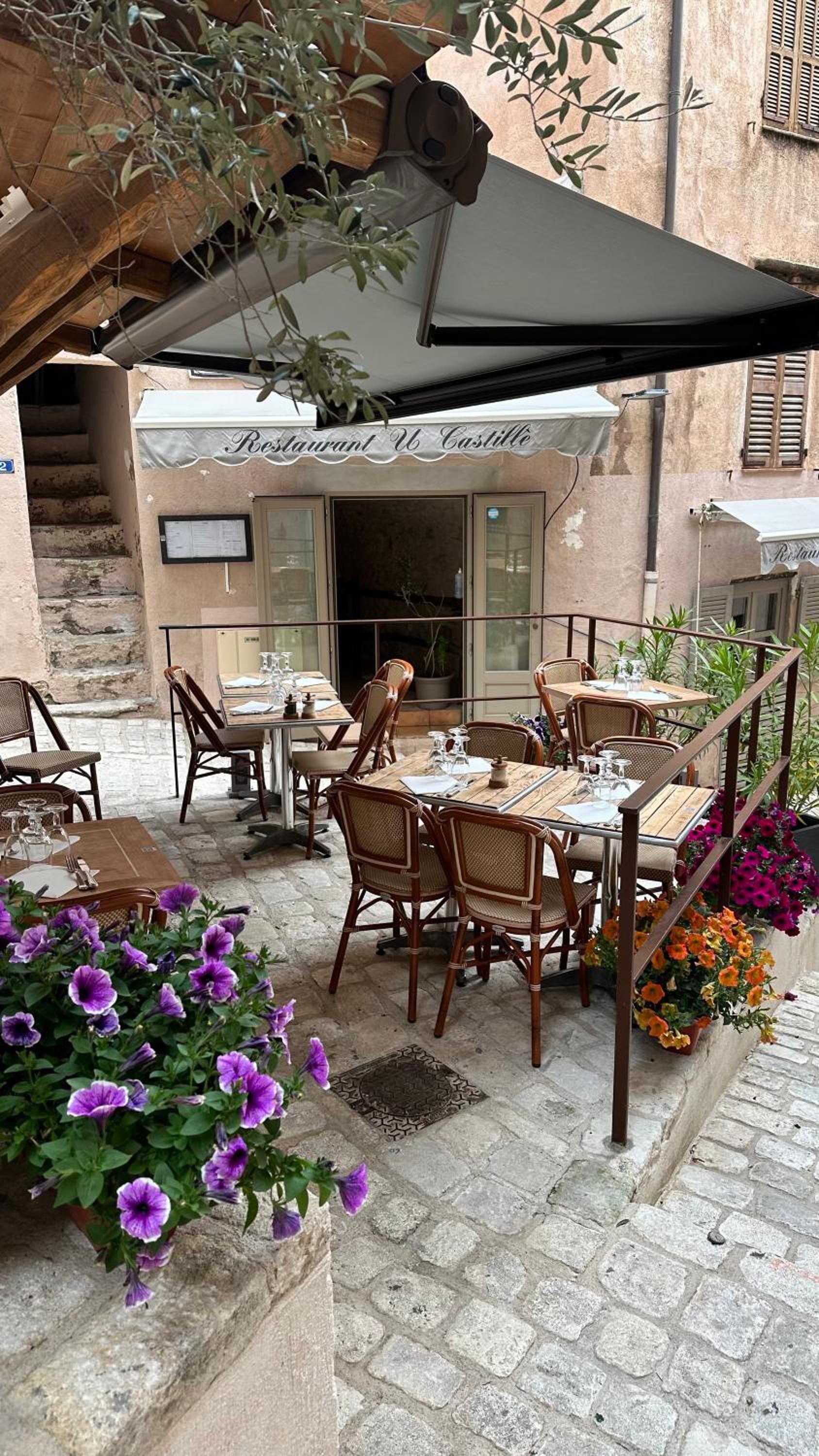 outdoor BBQ area