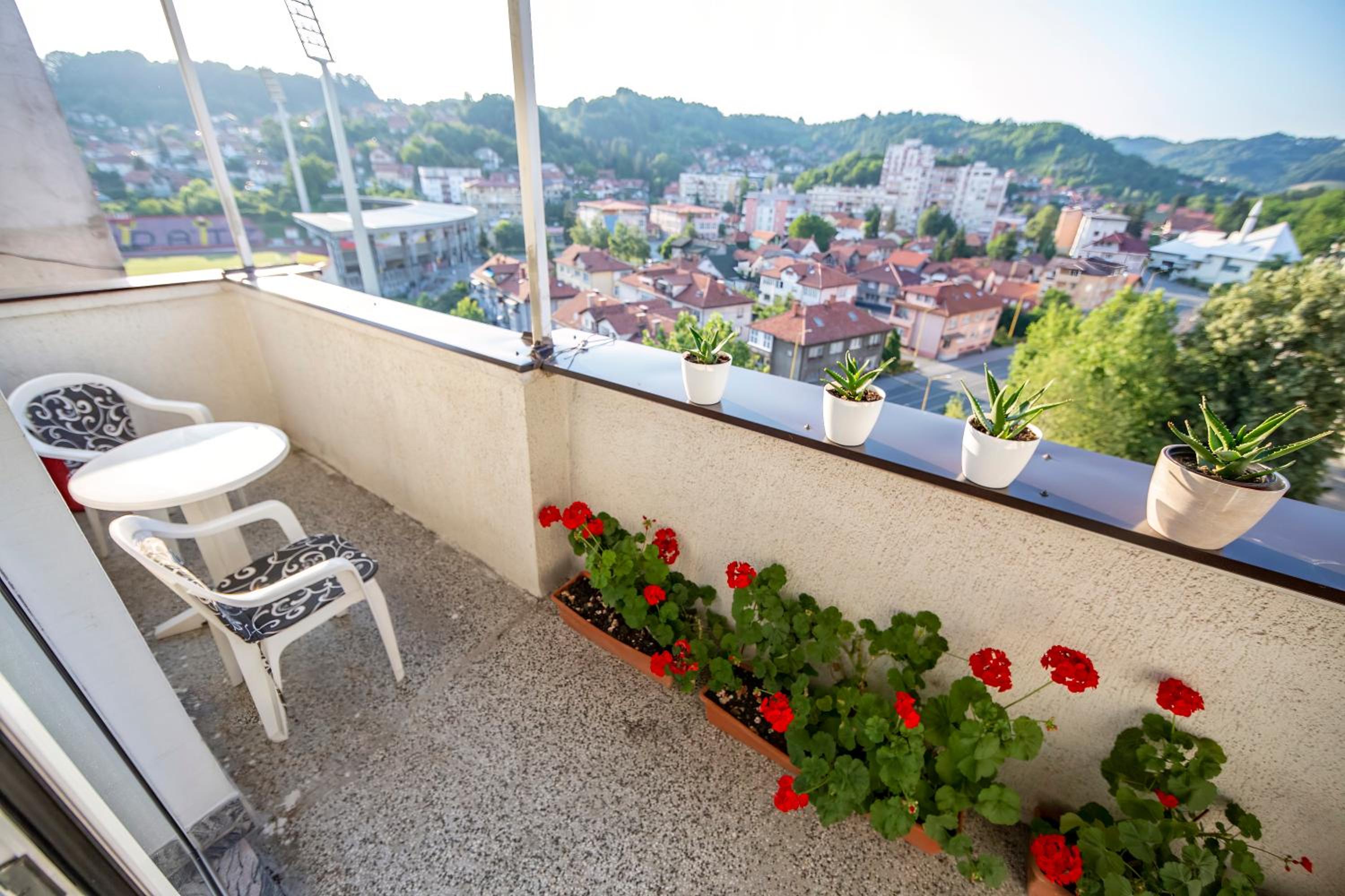 Spacious apartment (60sqm) with a balcony