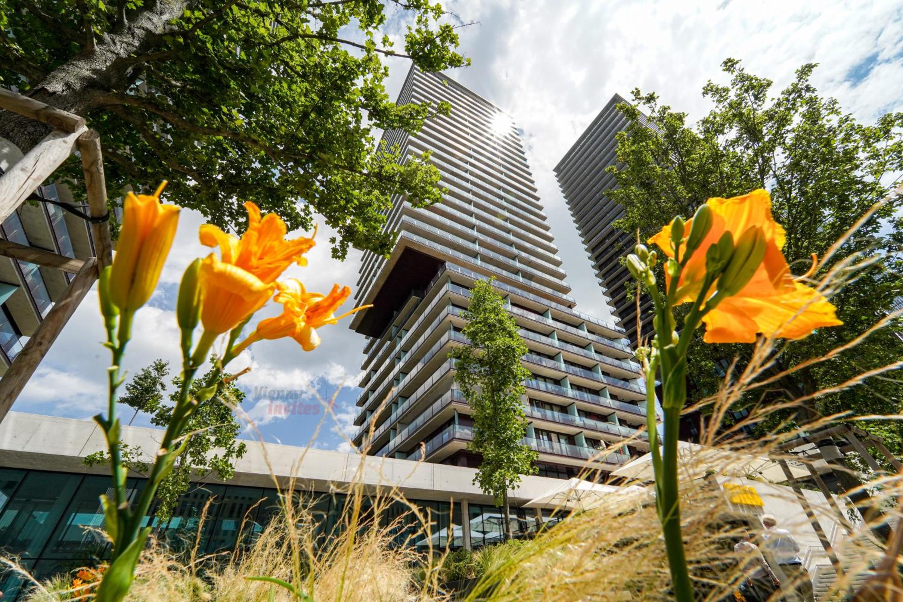 Great apartment with view and heated rooftop Pool