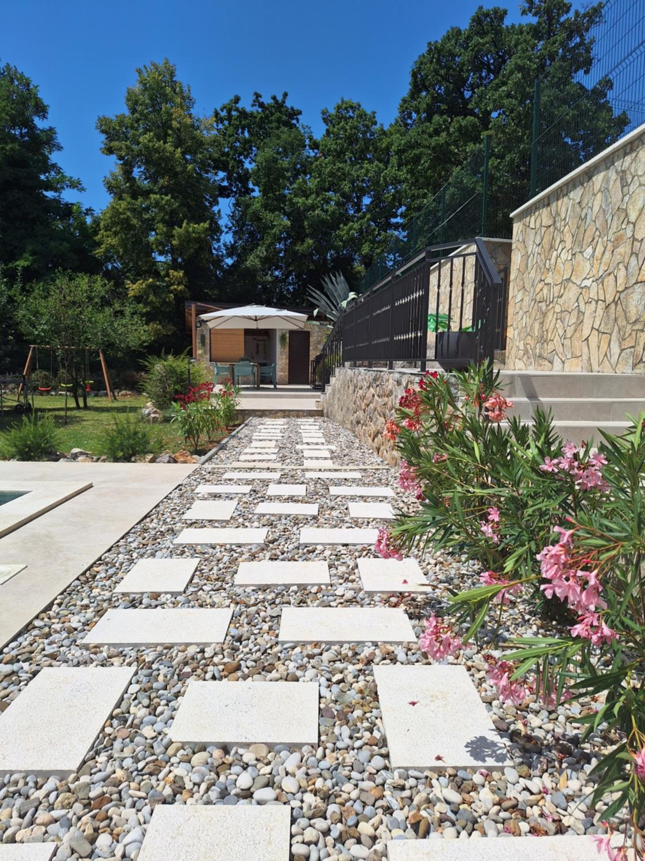 Luxury Kvarner Park Villa with garden and large RGB private pool
