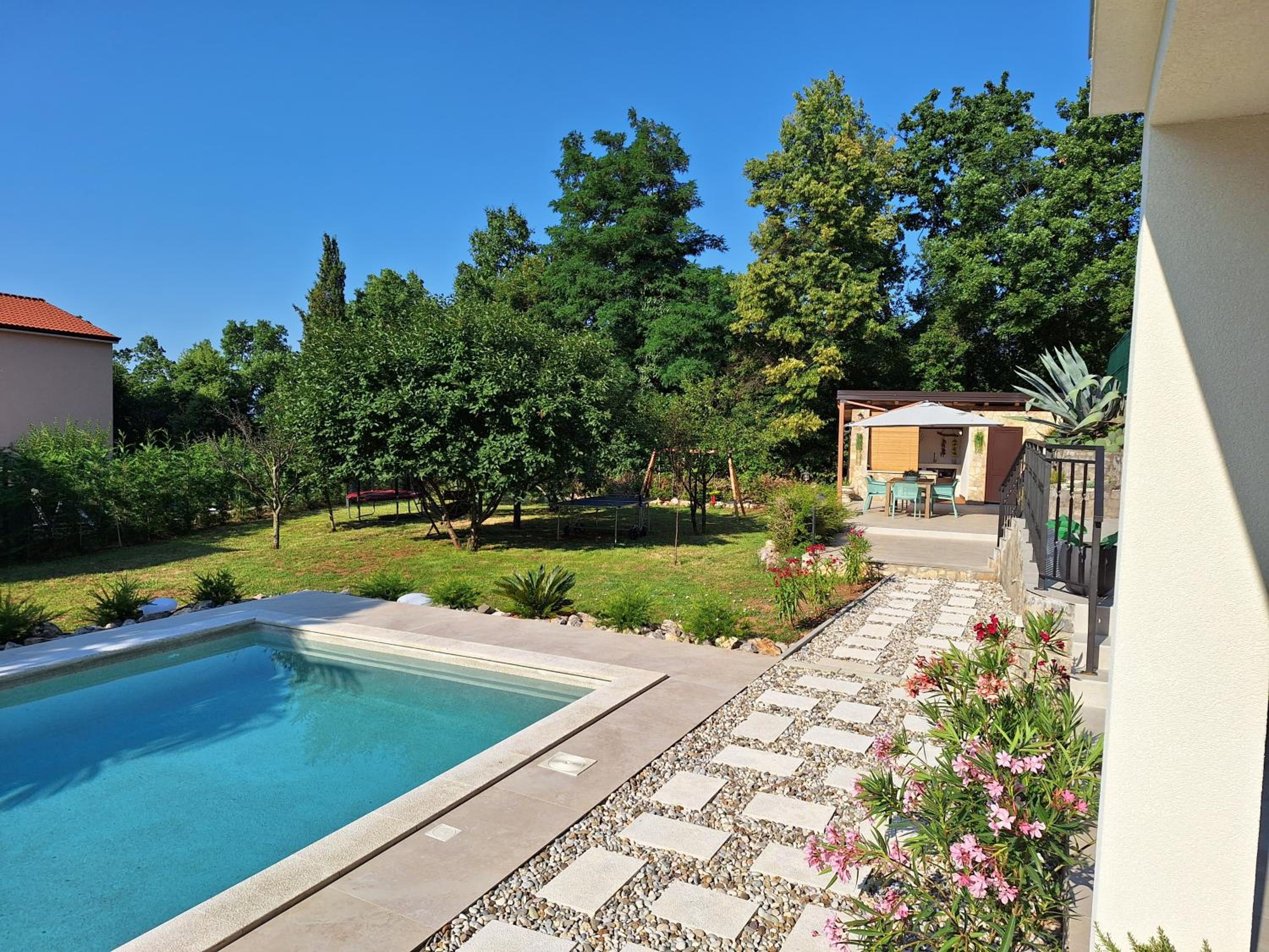 Luxury Kvarner Park Villa with garden and large RGB private pool