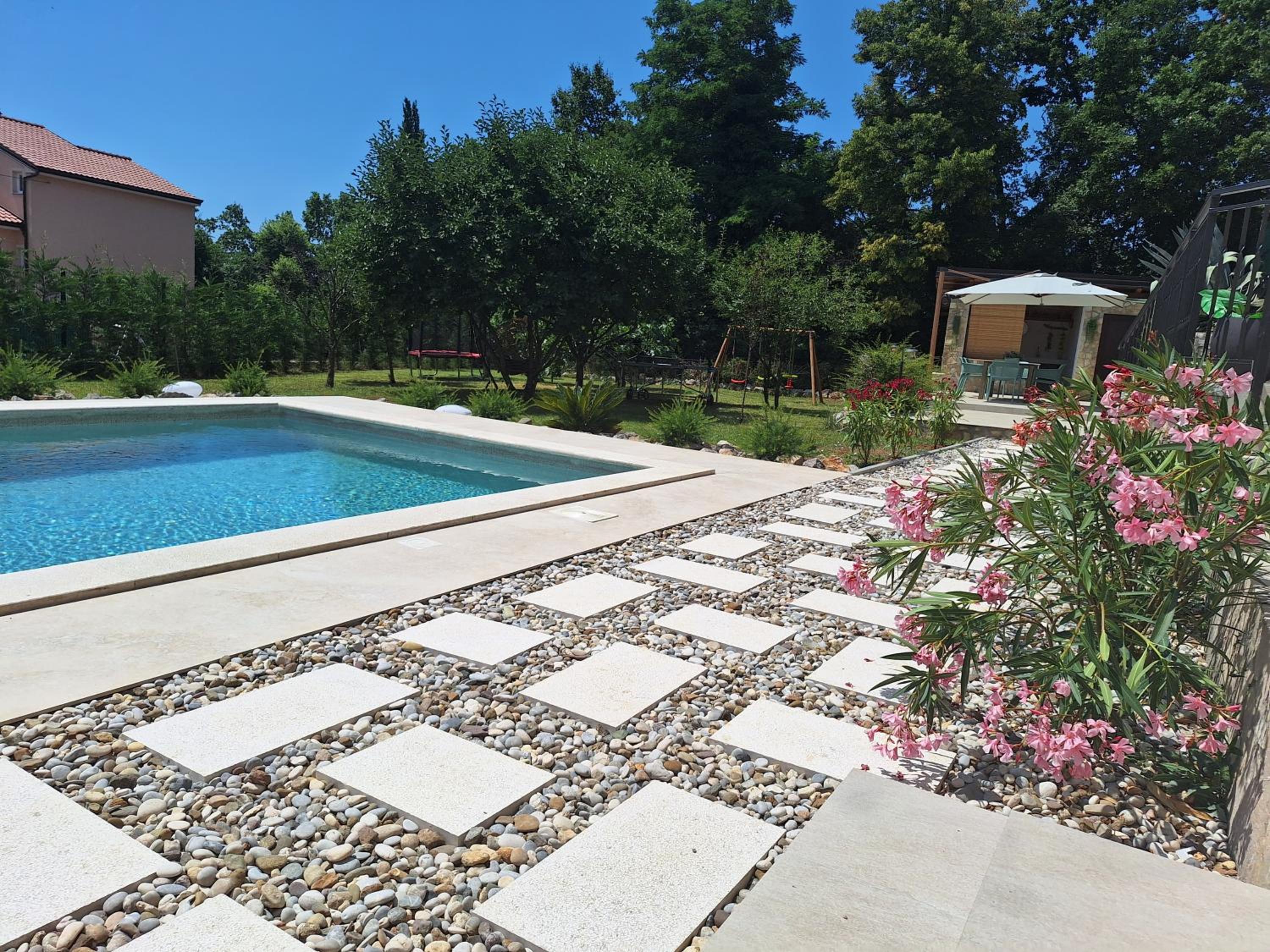 Luxury Kvarner Park Villa with garden and large RGB private pool